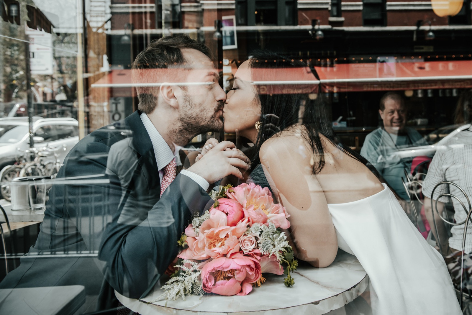 Gabby and Mihai at their elopement