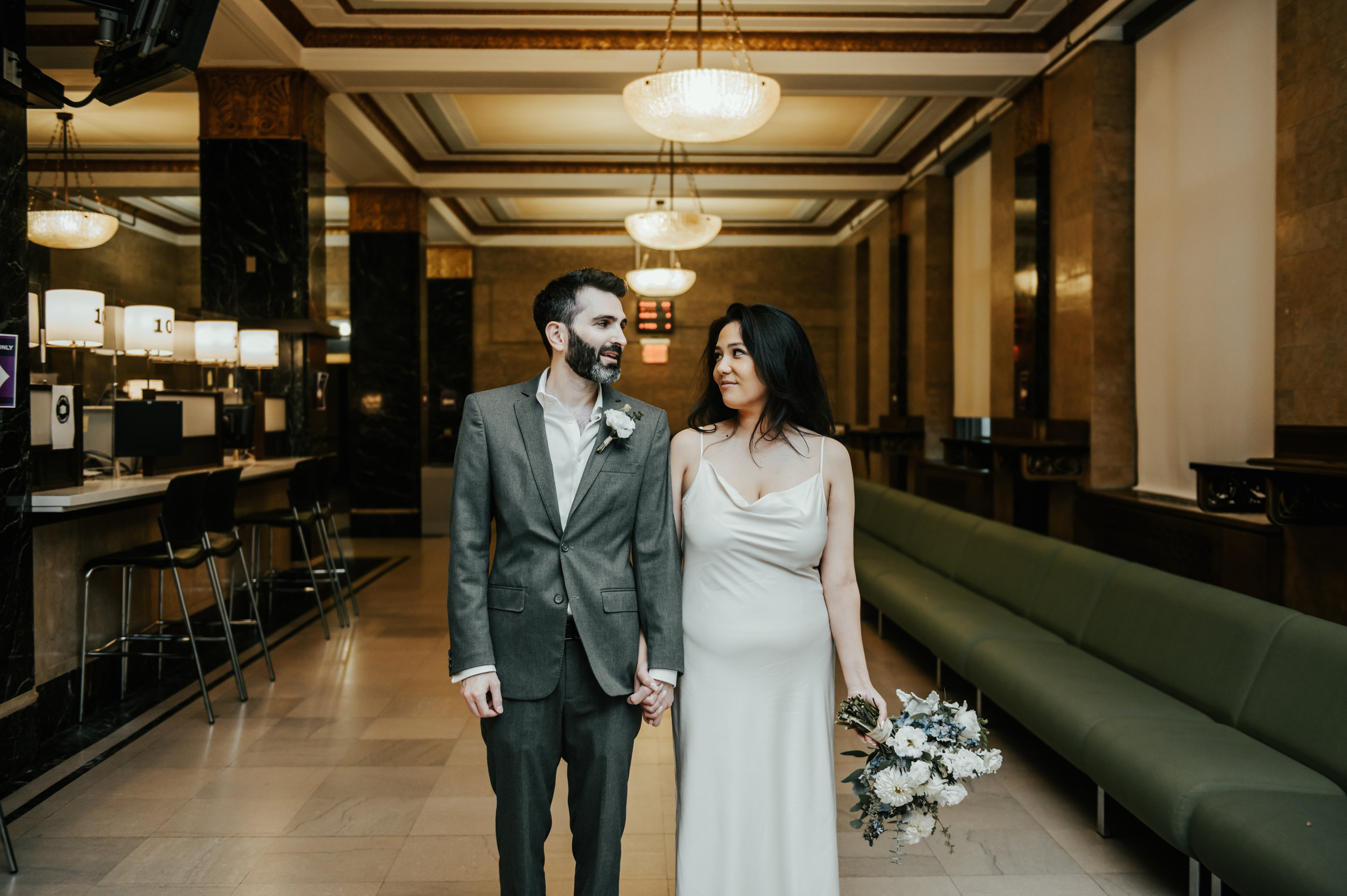 Kristen and Jarett at their elopement, photograph 1 of 15