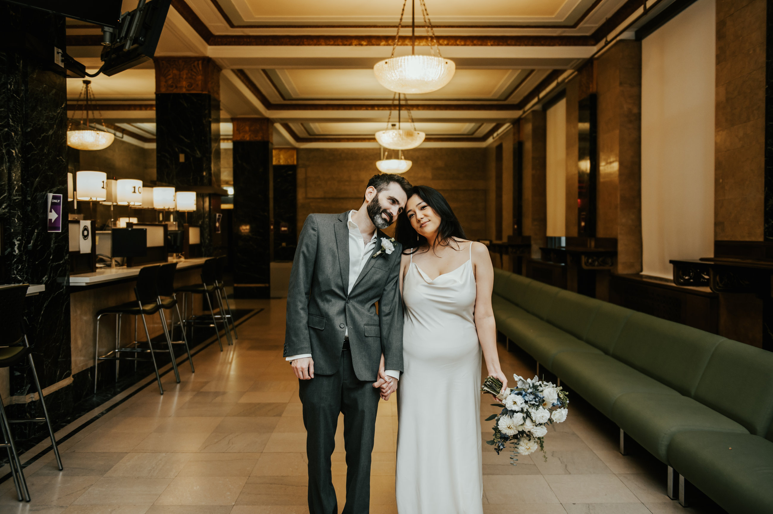 Kristen and Jarett at their elopement, photograph 3 of 15