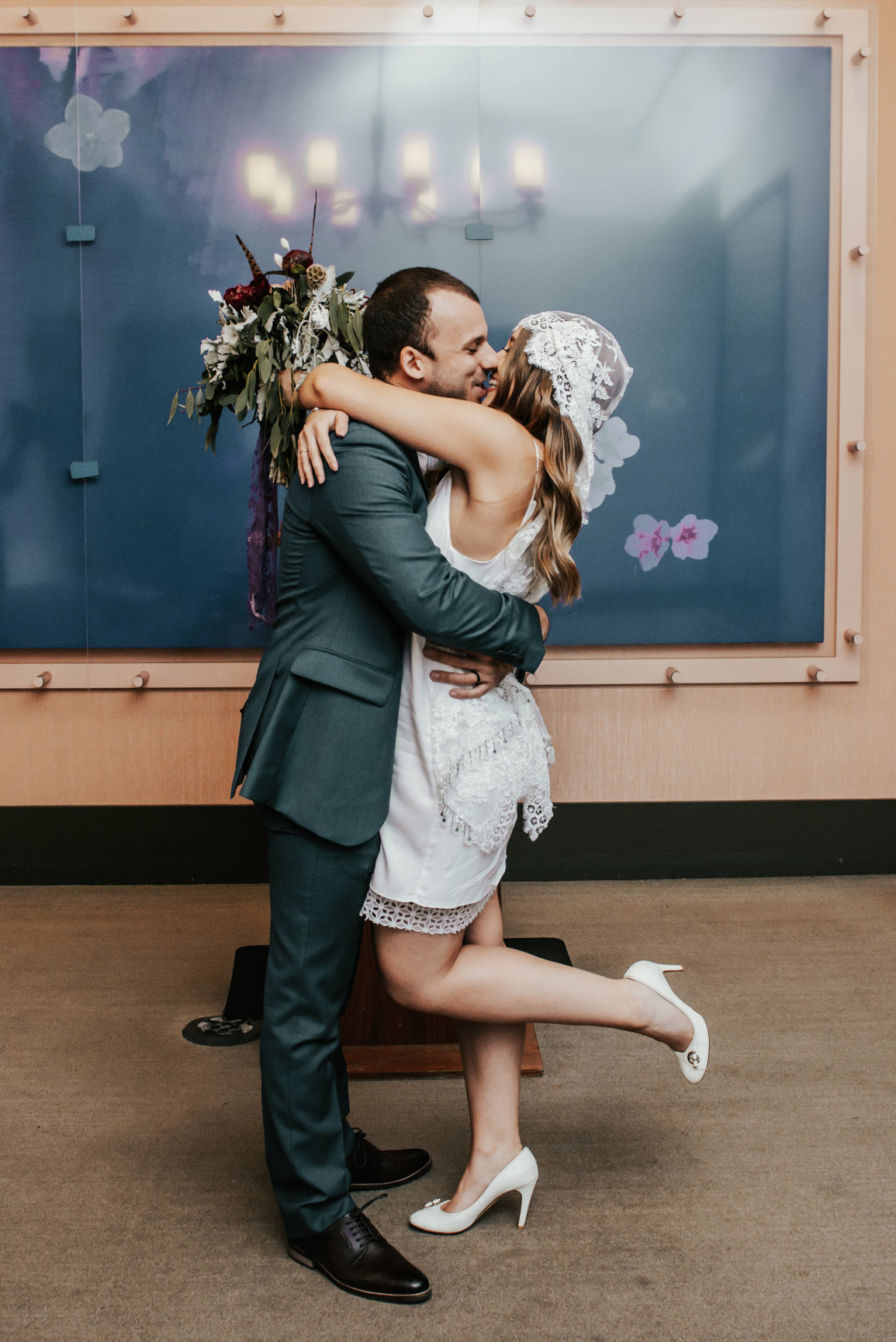 Pati and Gabriel at their elopement, photograph 14 of 15