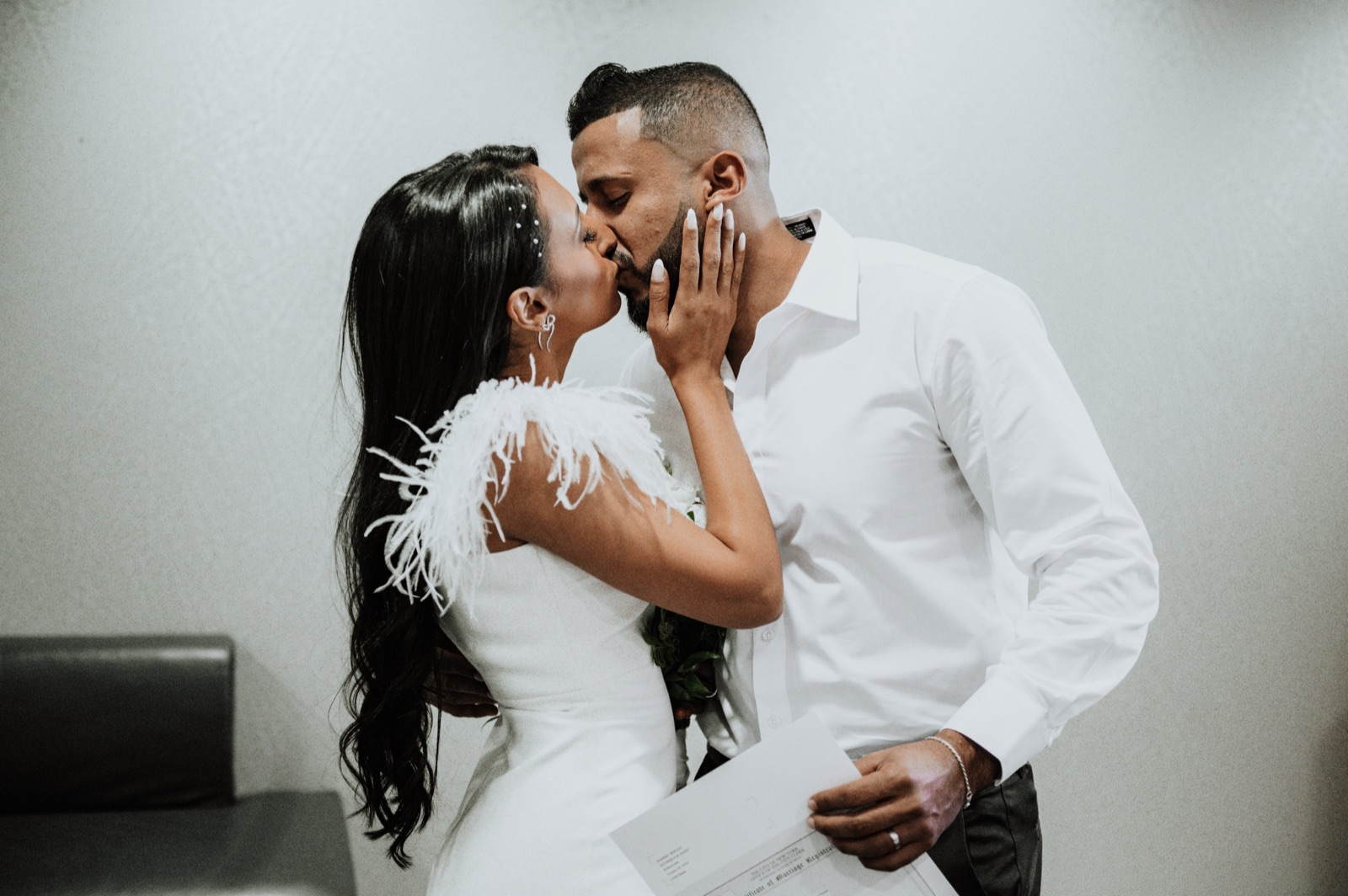 Tina and Sharif at their elopement, photograph 2 of 15