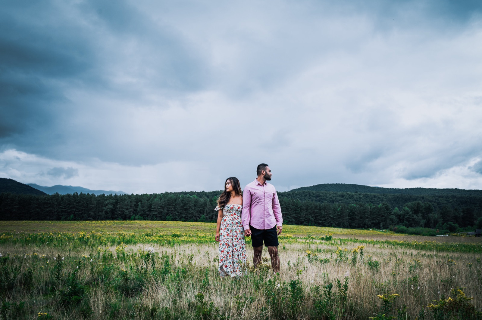 April and Ravin during their engagement session, photograph 4 of 15