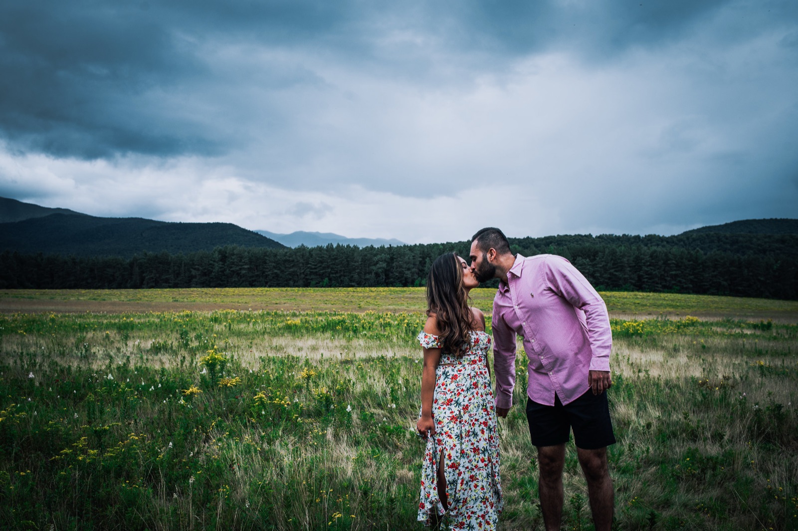 April and Ravin during their engagement session, photograph 5 of 15