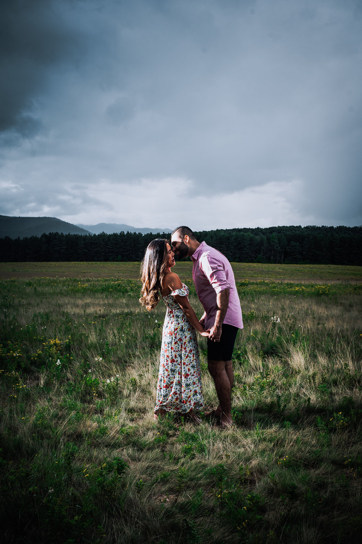 April and Ravin during their engagement session, photograph 6 of 15