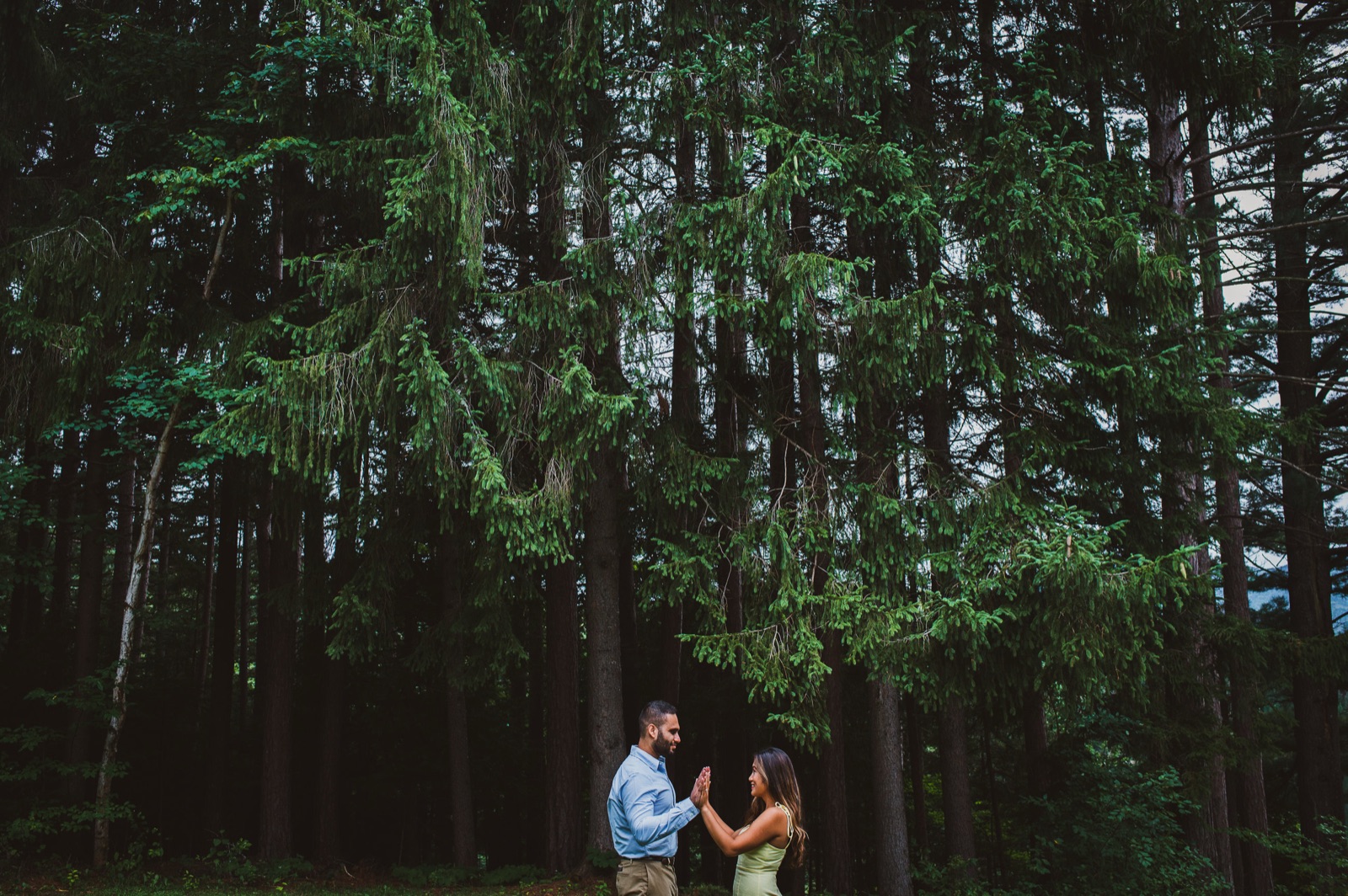 April and Ravin during their engagement session, photograph 7 of 15