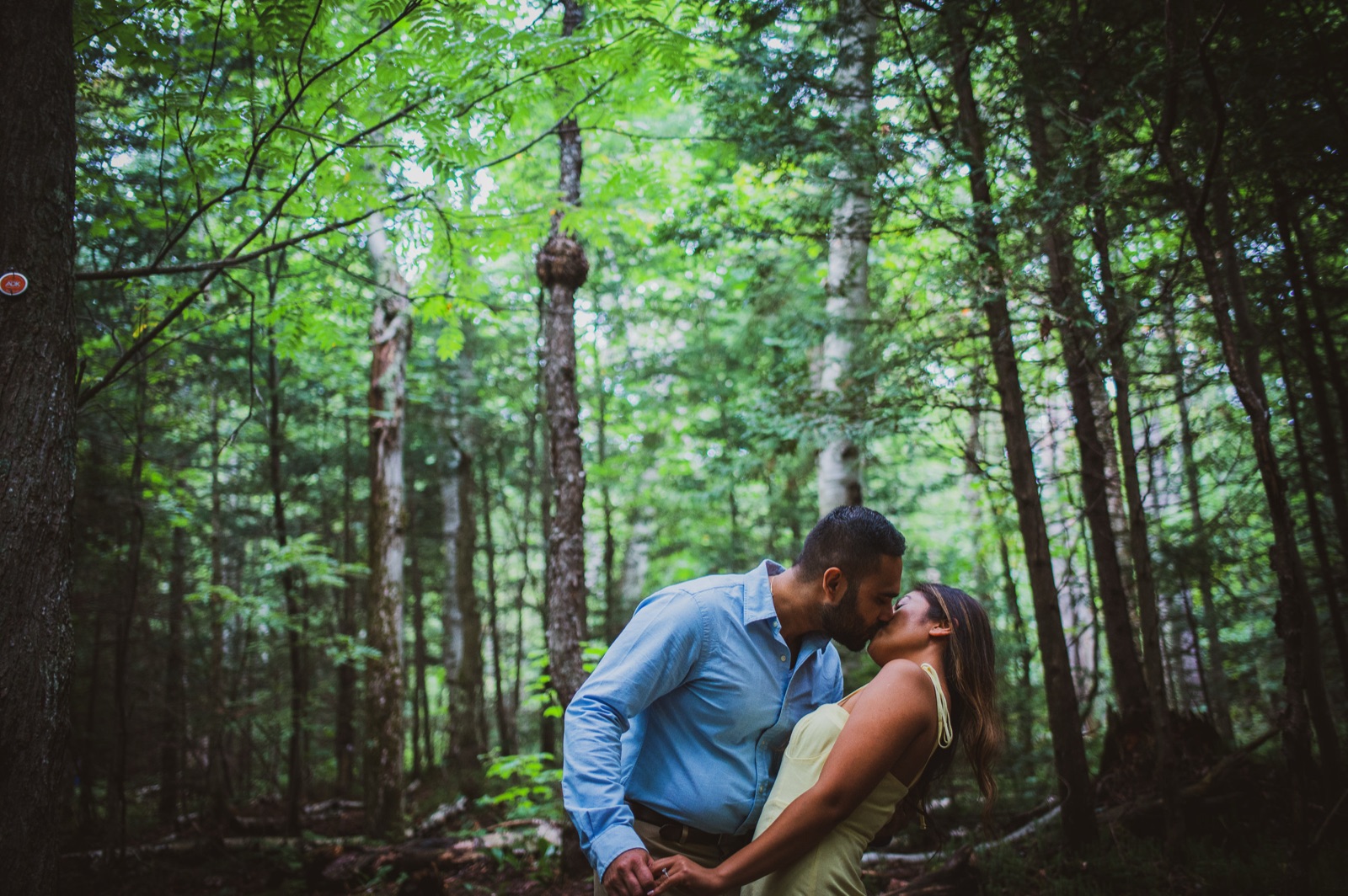 April and Ravin during their engagement session, photograph 8 of 15