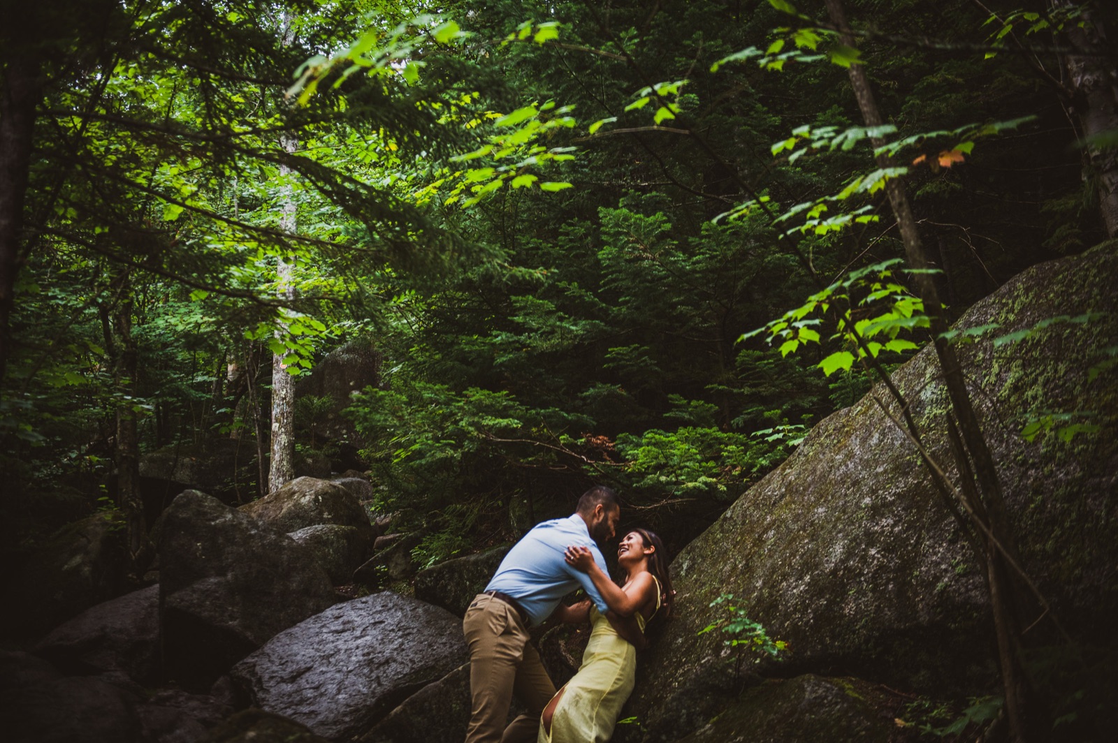 April and Ravin during their engagement session, photograph 10 of 15