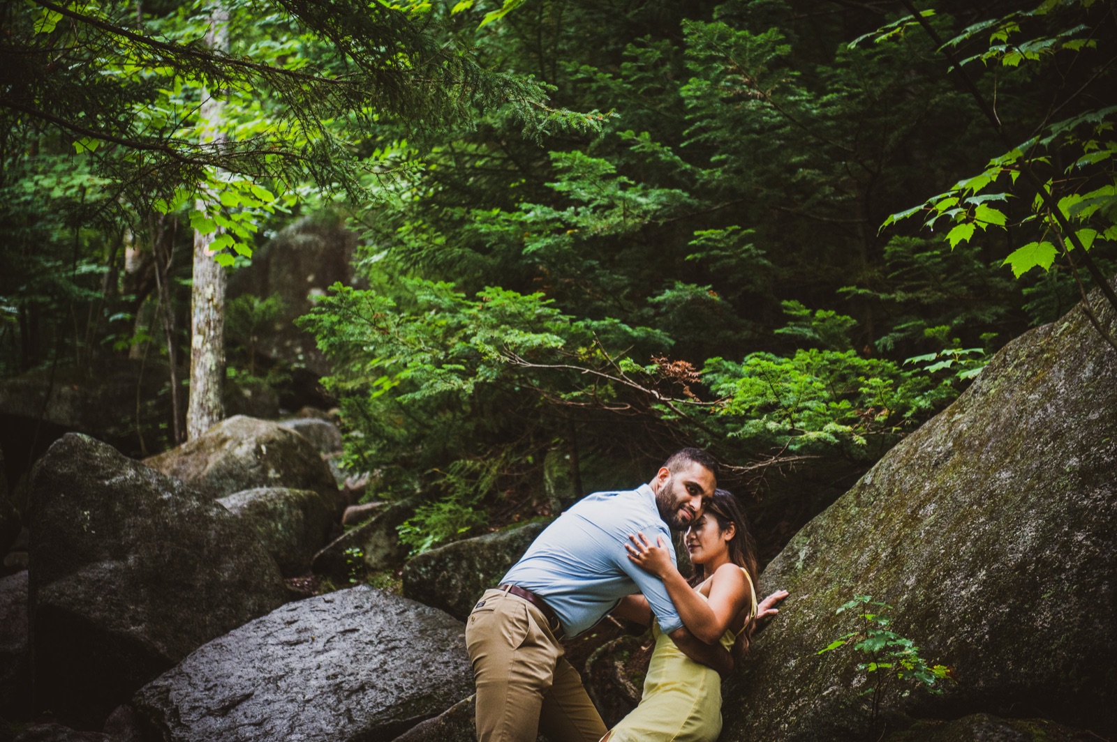 April and Ravin during their engagement session, photograph 11 of 15