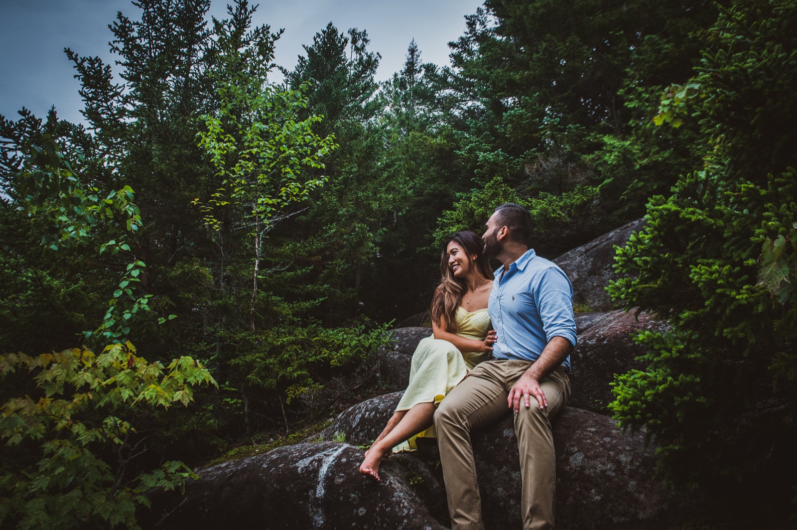 April and Ravin during their engagement session, photograph 13 of 15