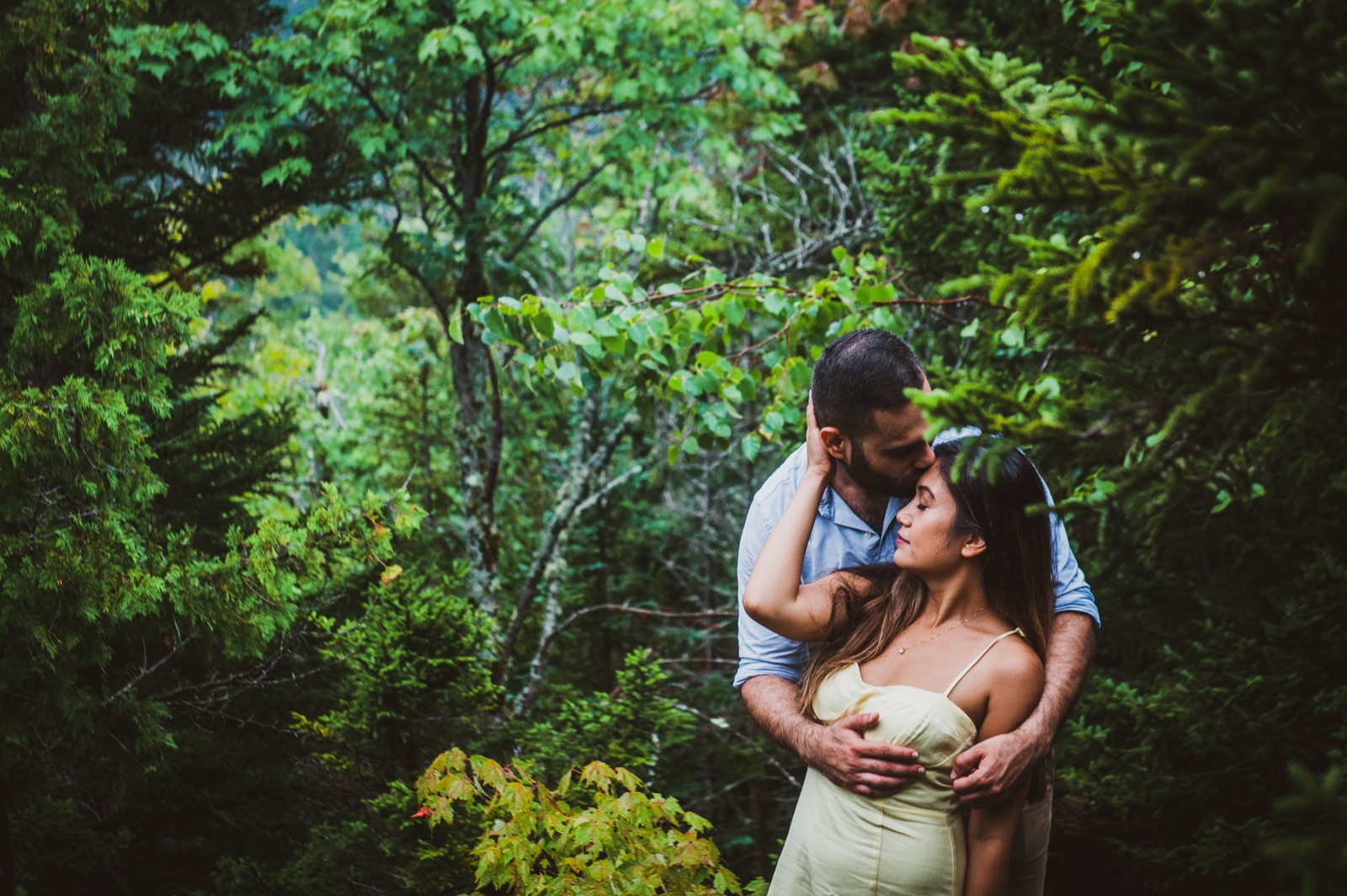 April and Ravin during their engagement session, photograph 15 of 15