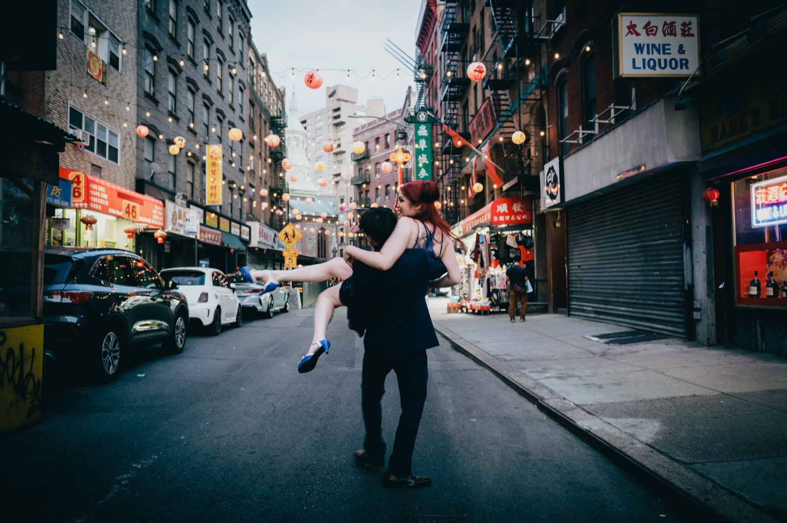 Christopher and Amaya during their engagement session