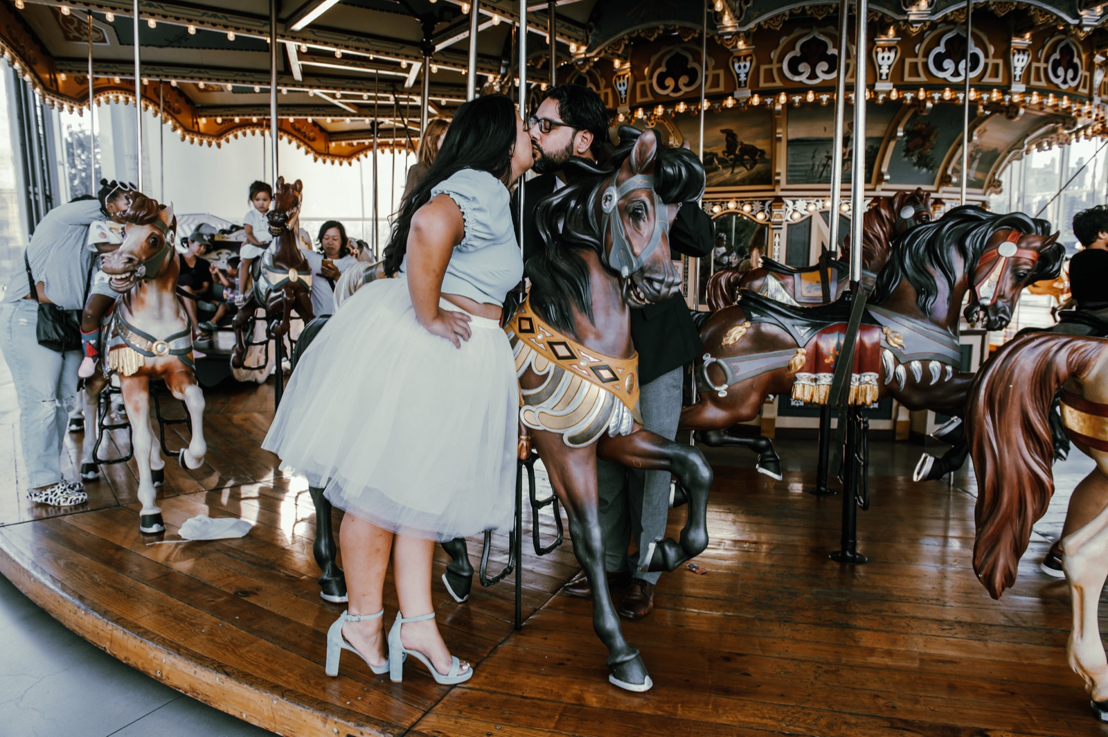 Cindy and Matt during their engagement session, photograph 1 of 15