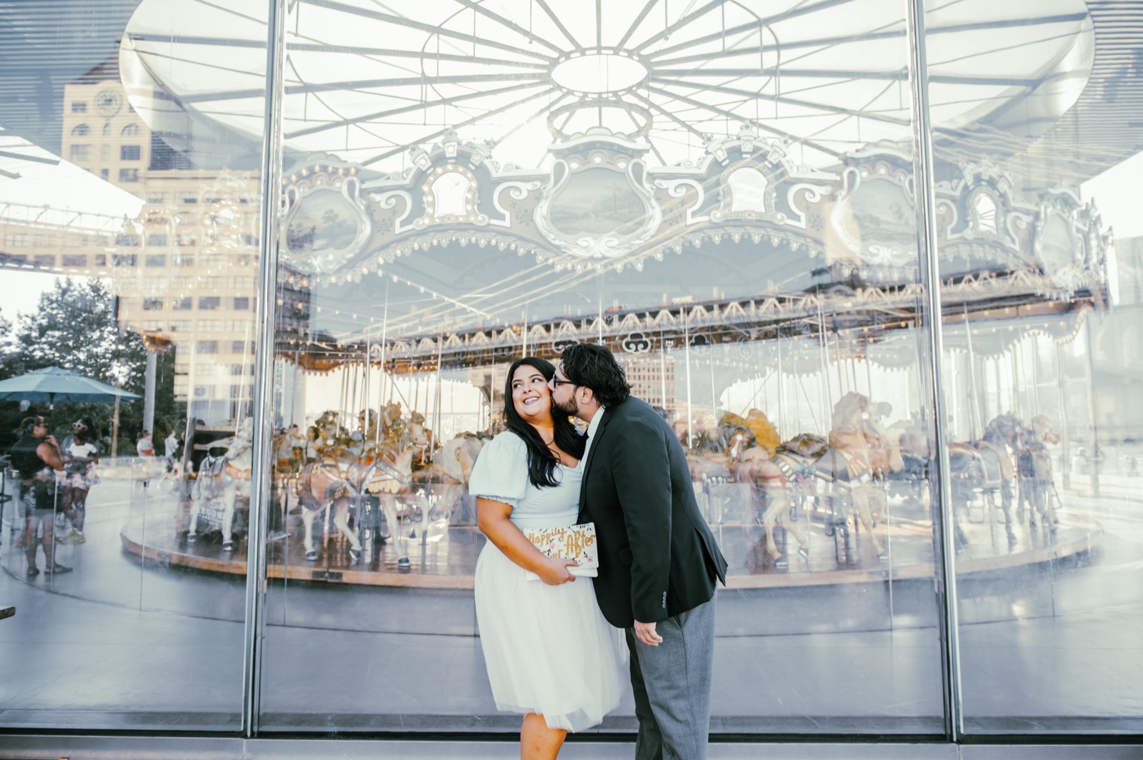 Cindy and Matt during their engagement session, photograph 5 of 15