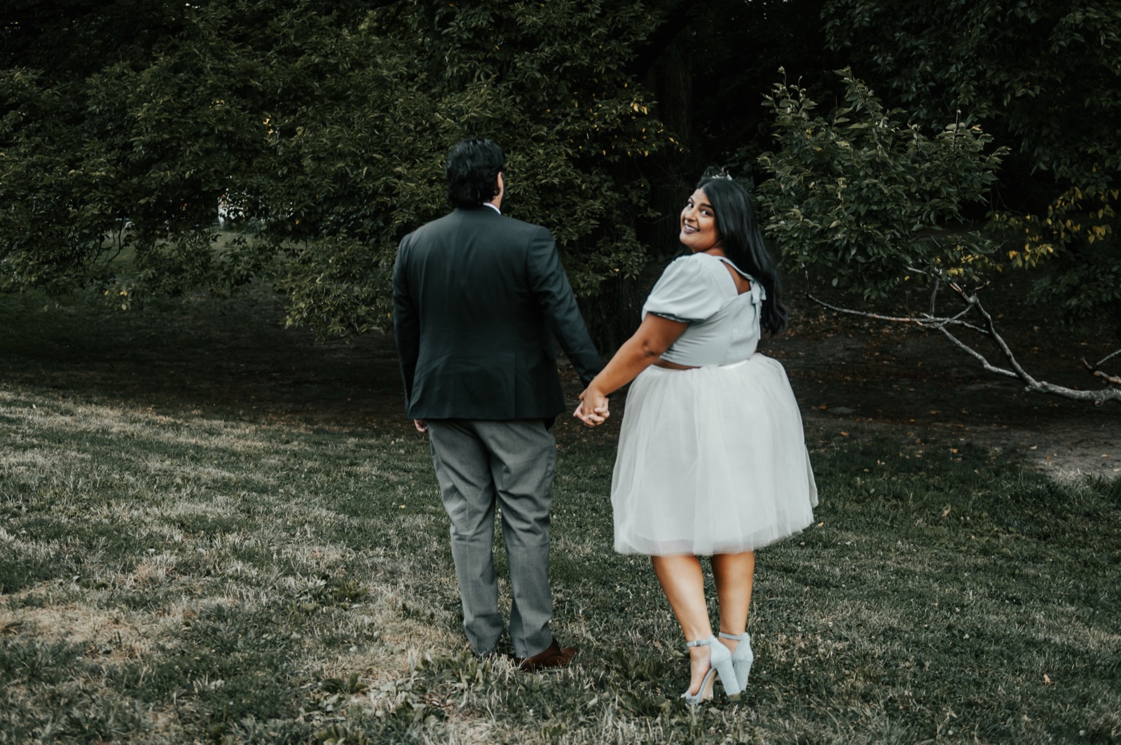 Cindy and Matt during their engagement session, photograph 13 of 15