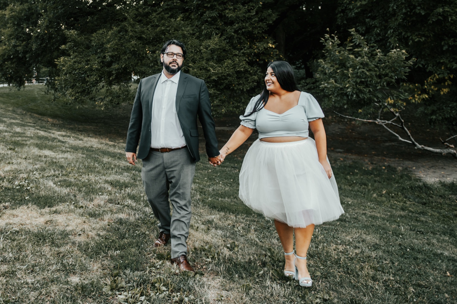 Cindy and Matt during their engagement session, photograph 14 of 15