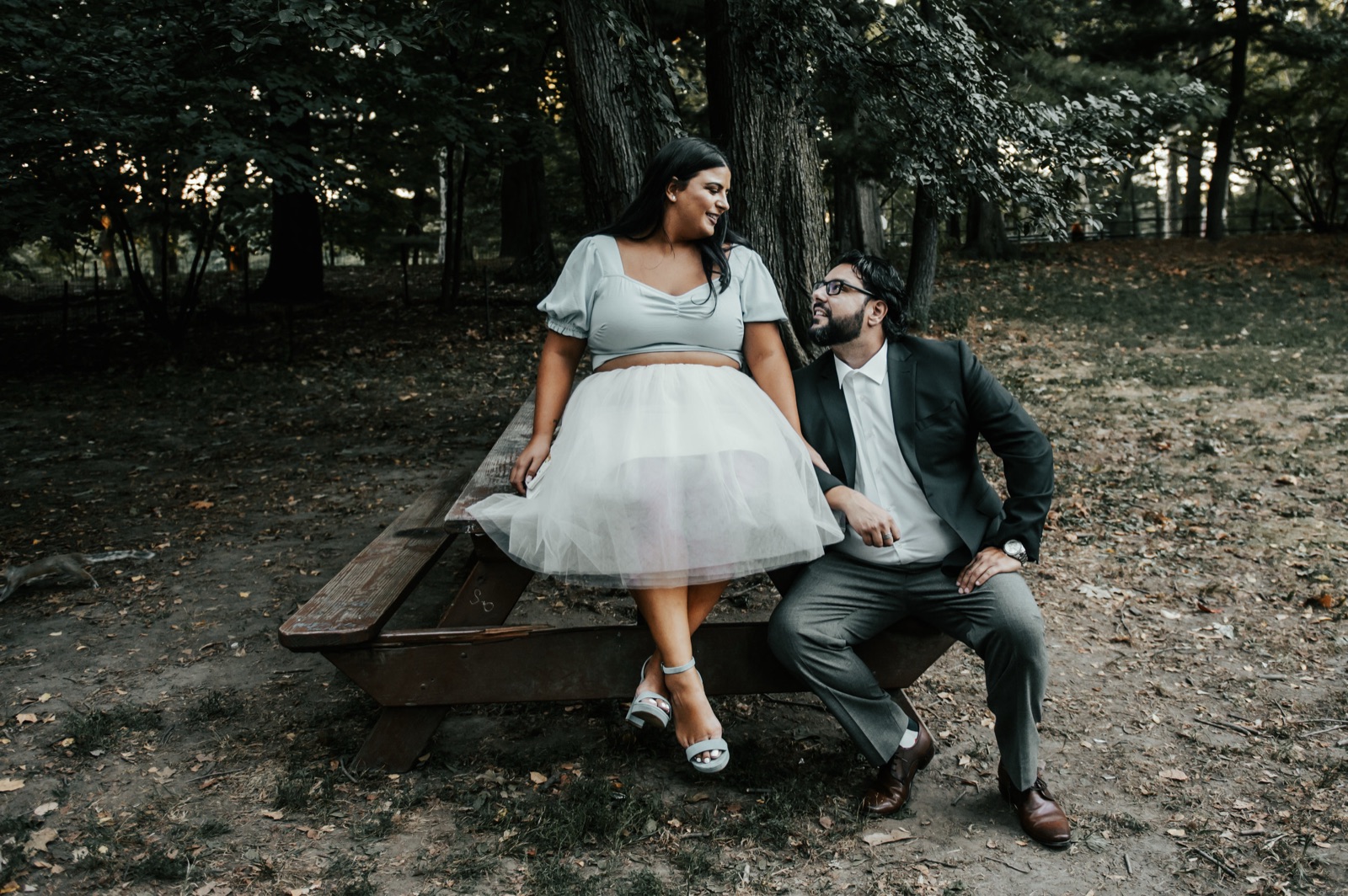 Cindy and Matt during their engagement session, photograph 15 of 15