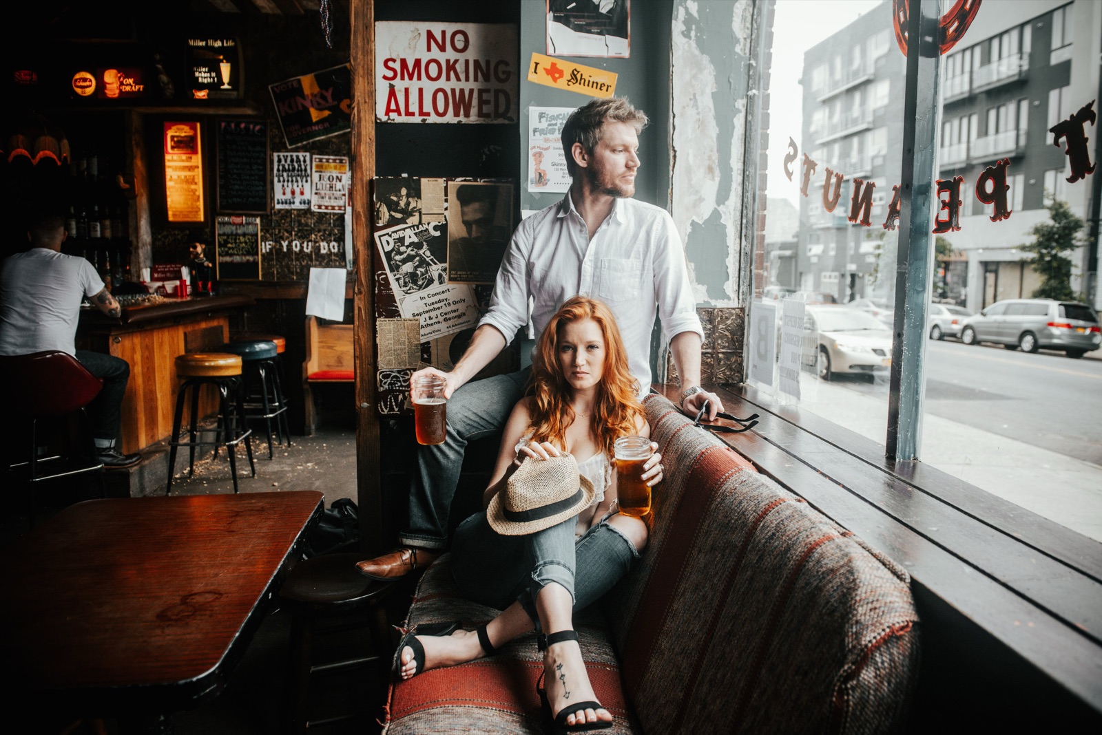 Courtney and Quinn during their engagement session