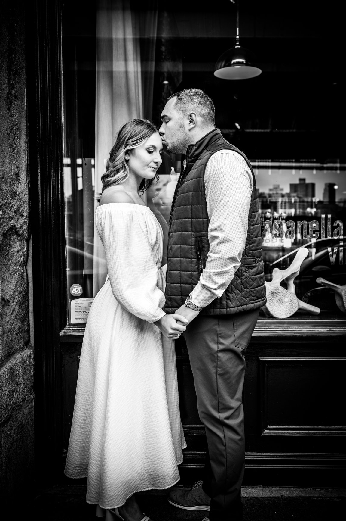 Emily and Griffin during their engagement session, photograph 1 of 15