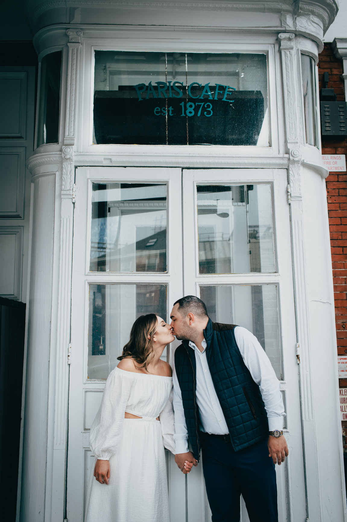 Emily and Griffin during their engagement session, photograph 2 of 15