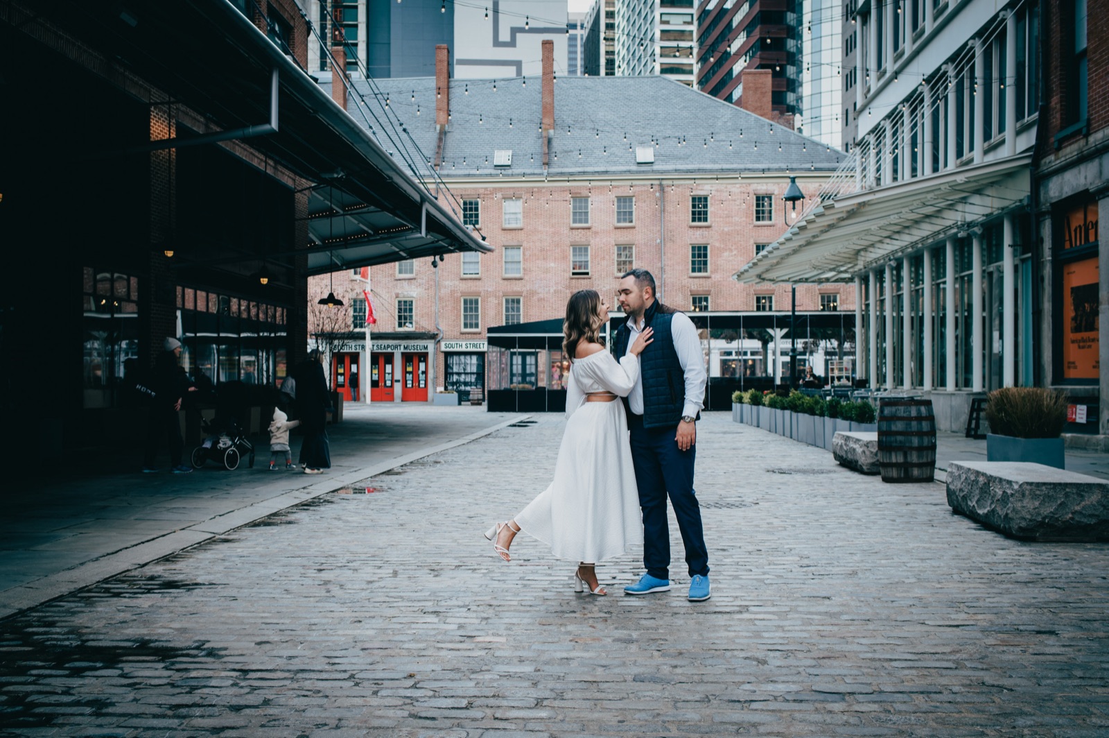 Emily and Griffin during their engagement session, photograph 11 of 15