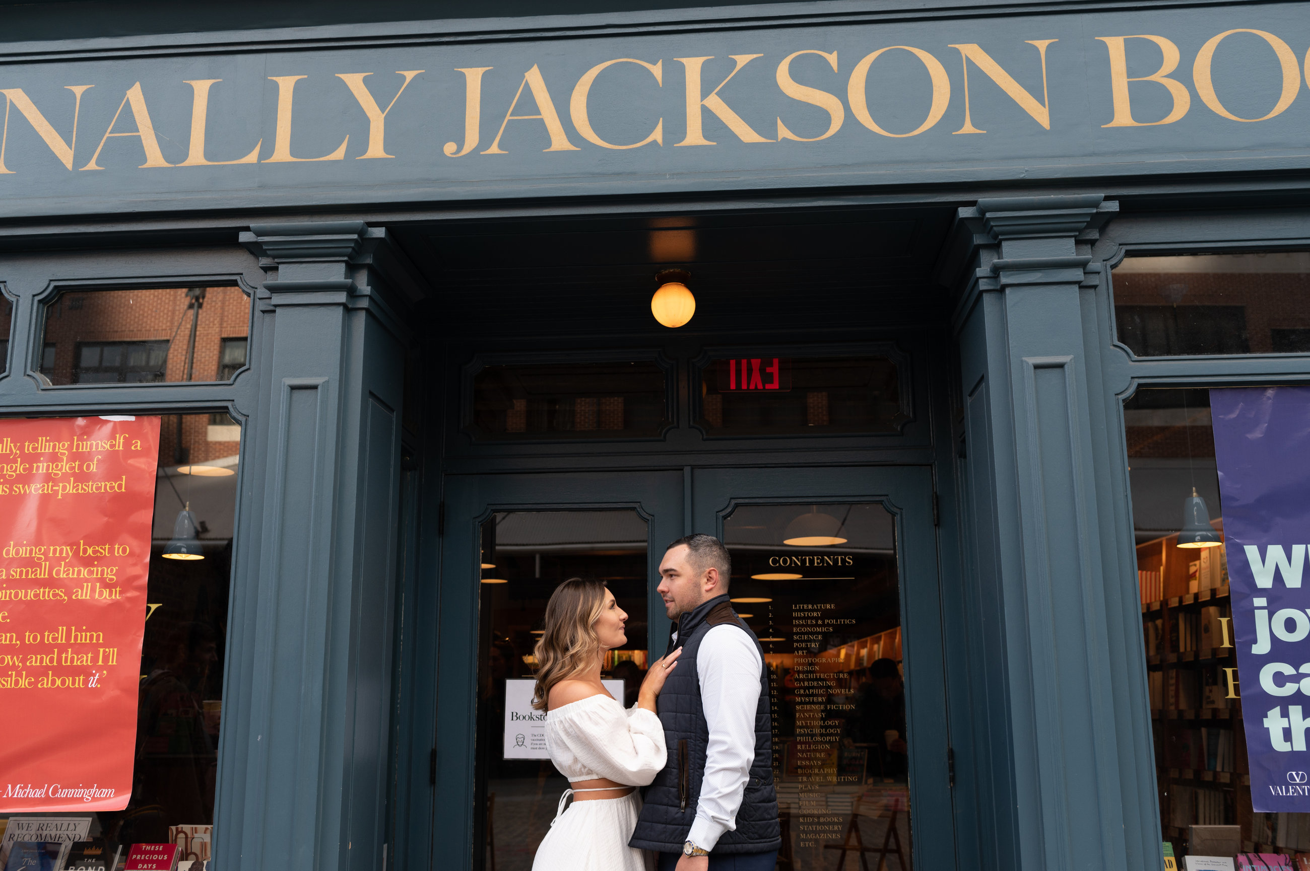 Emily and Griffin during their engagement session, photograph 13 of 15
