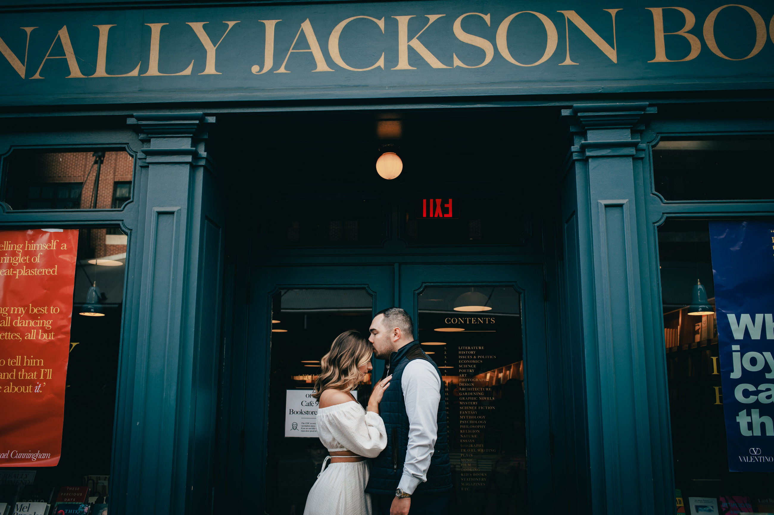 Emily and Griffin during their engagement session, photograph 14 of 15