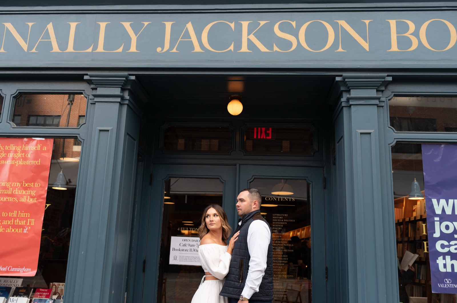 Emily and Griffin during their engagement session, photograph 15 of 15