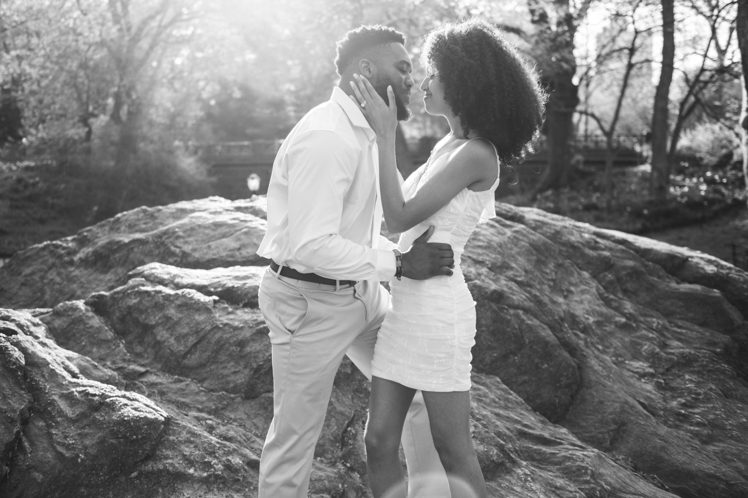GK and Elan during their engagement session, photograph 3 of 15