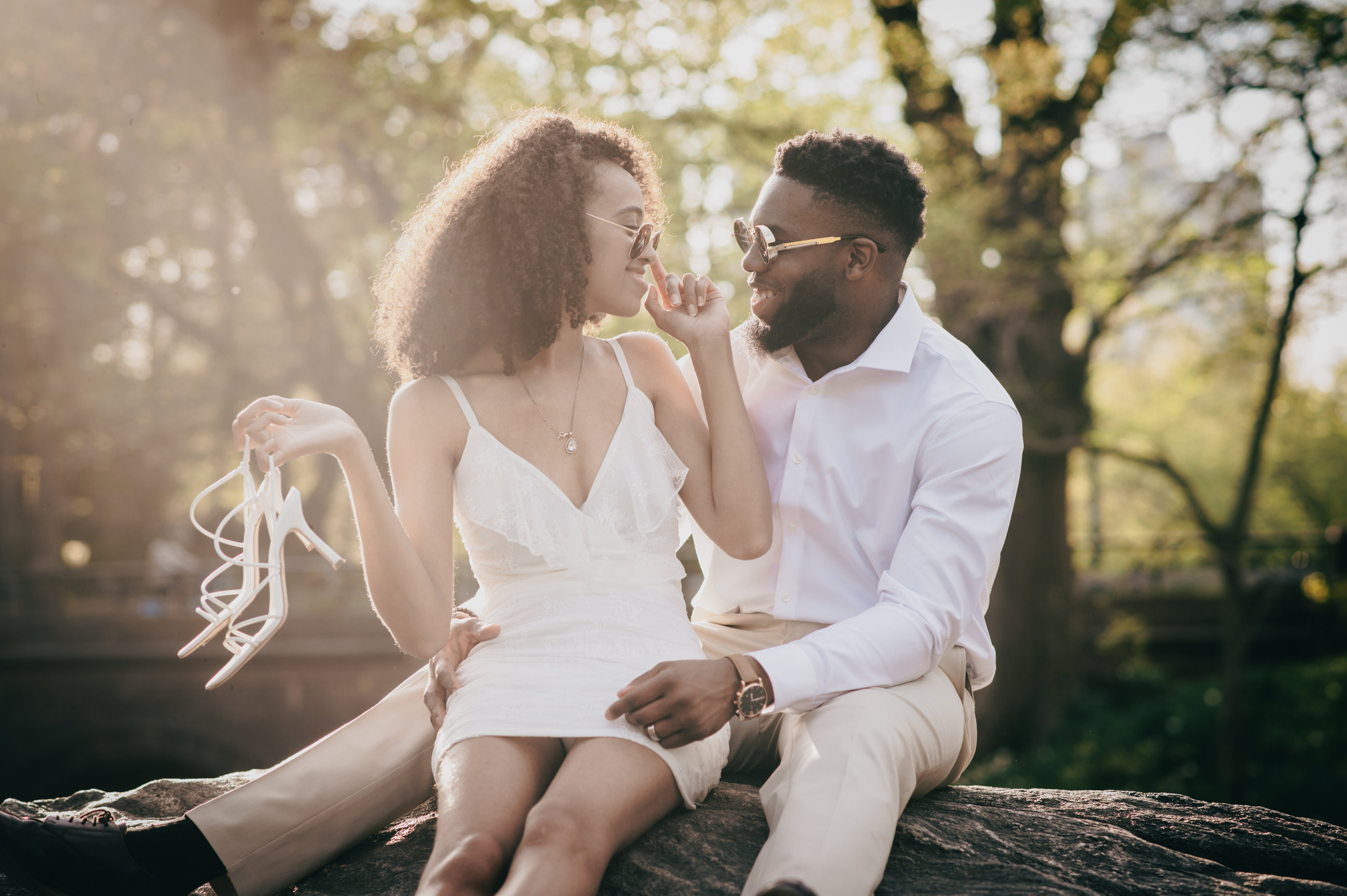 GK and Elan during their engagement session, photograph 9 of 15