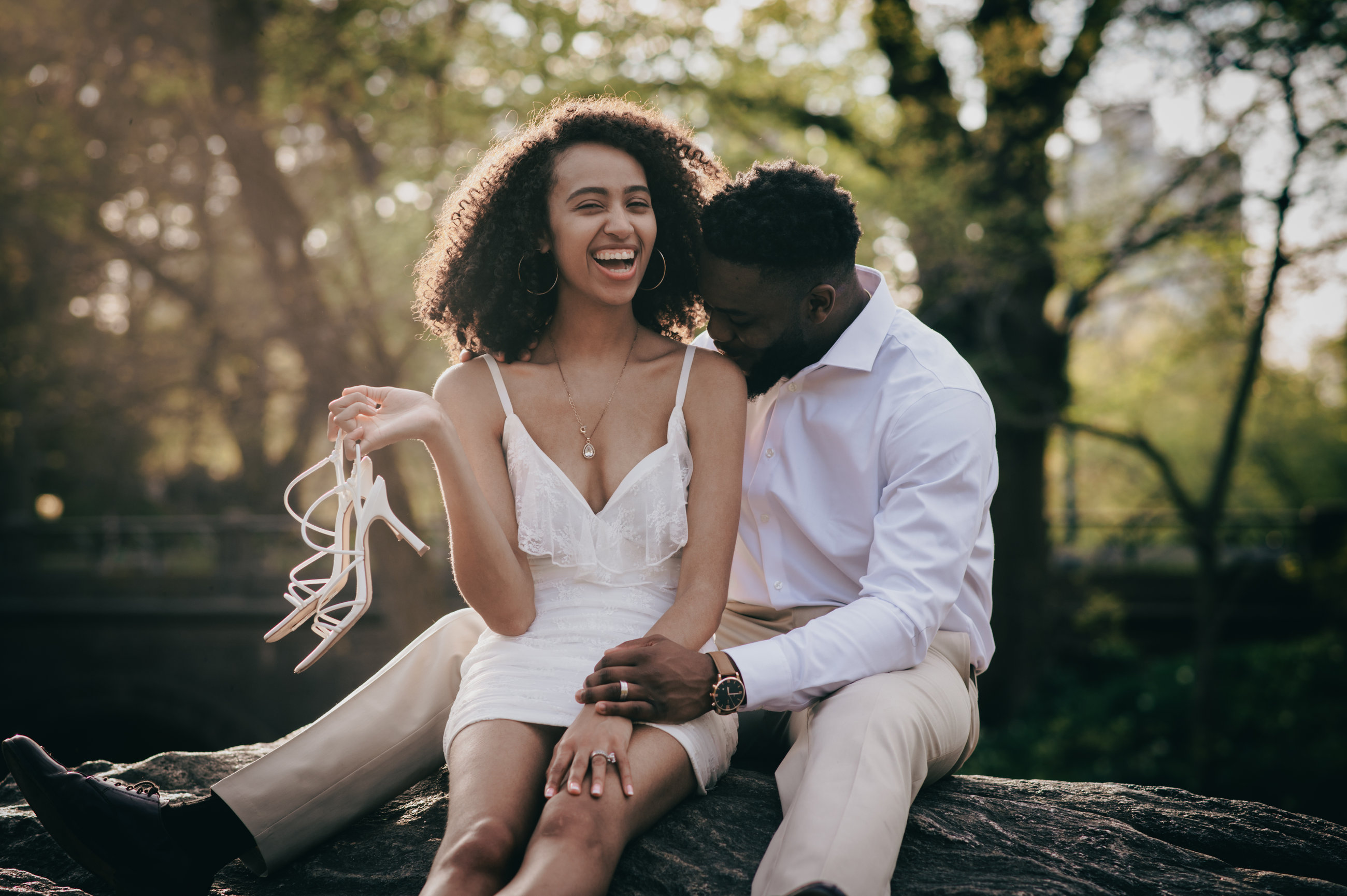 GK and Elan during their engagement session, photograph 10 of 15
