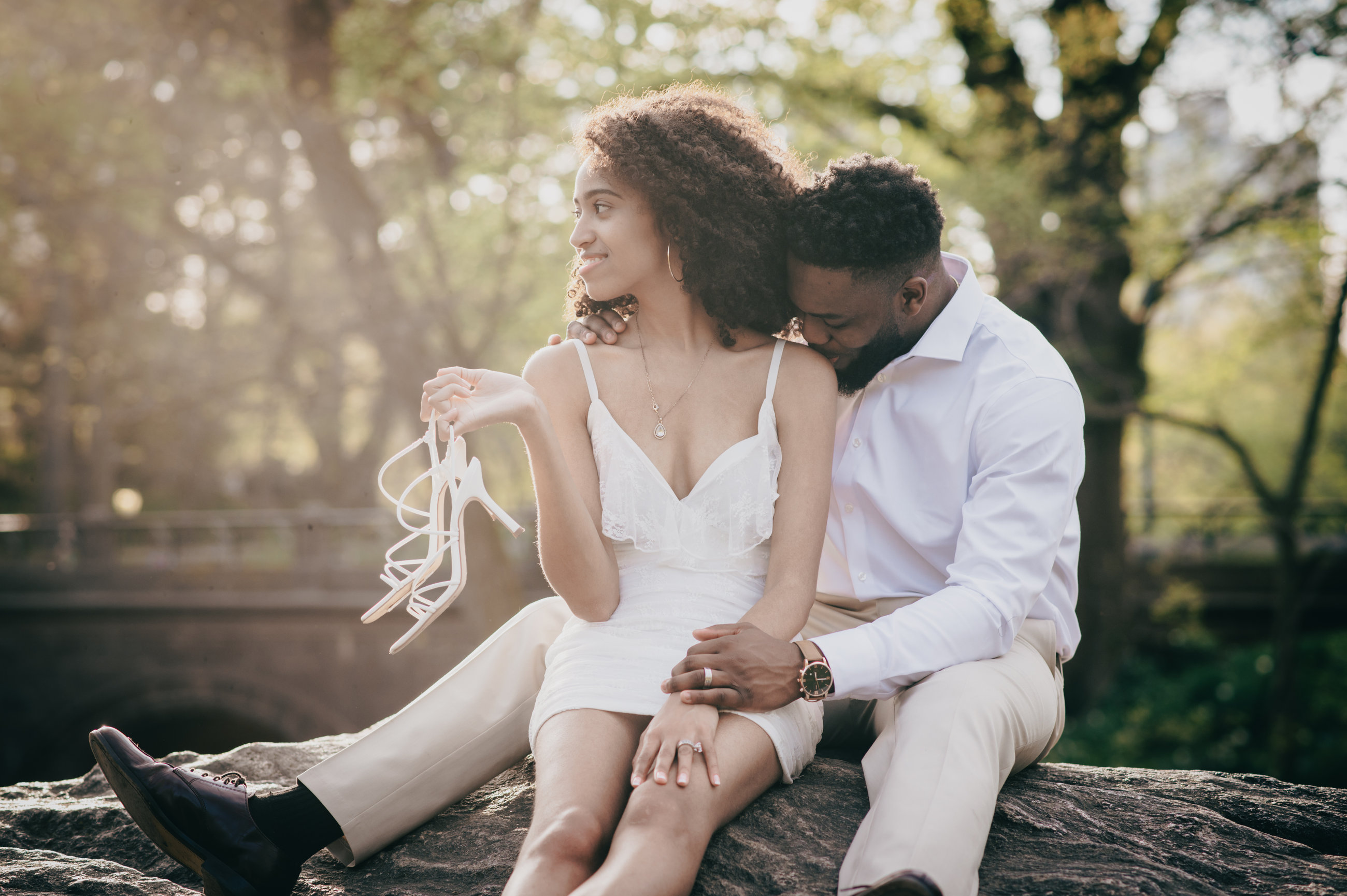 GK and Elan during their engagement session, photograph 11 of 15