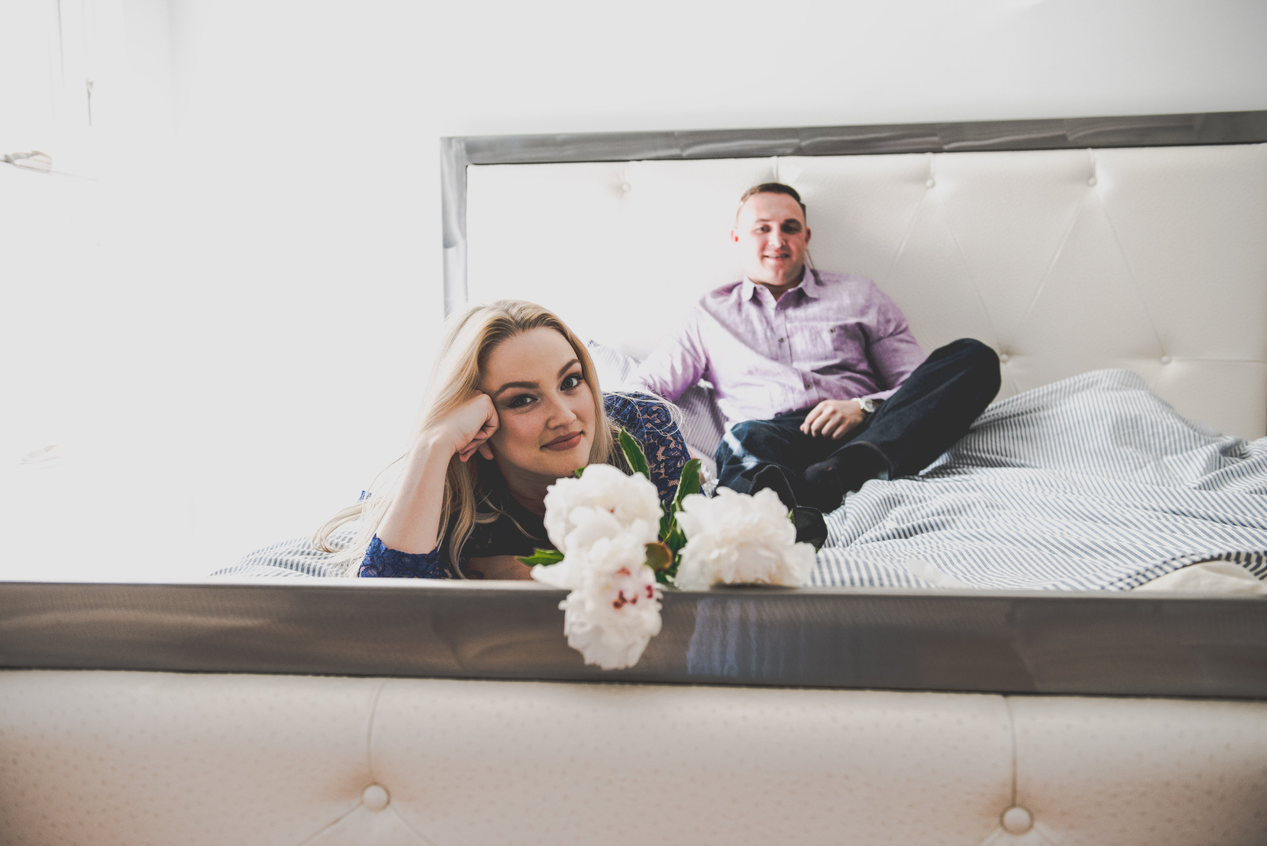 Jackie and Jay during their engagement session, photograph 5 of 15