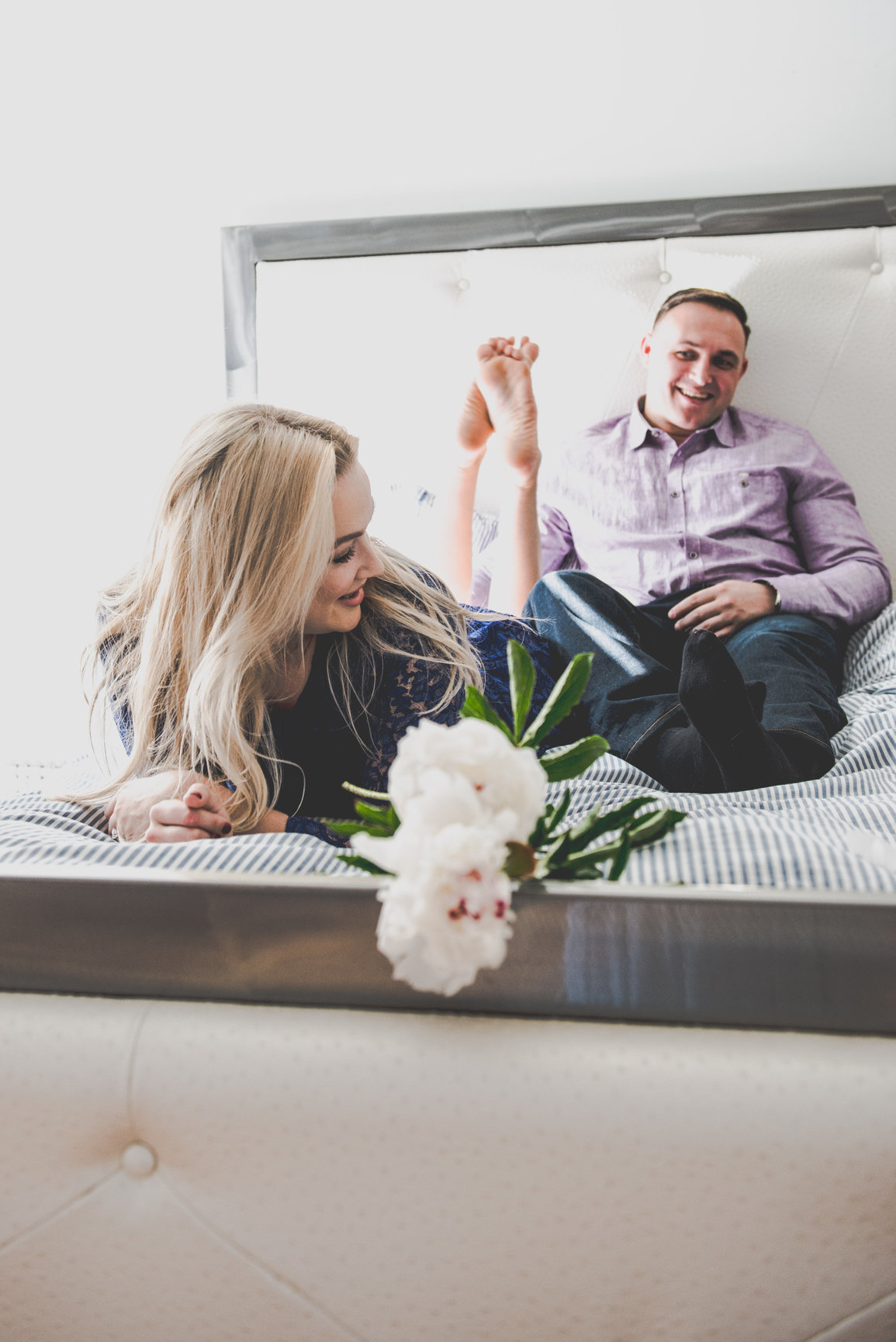 Jackie and Jay during their engagement session, photograph 6 of 15