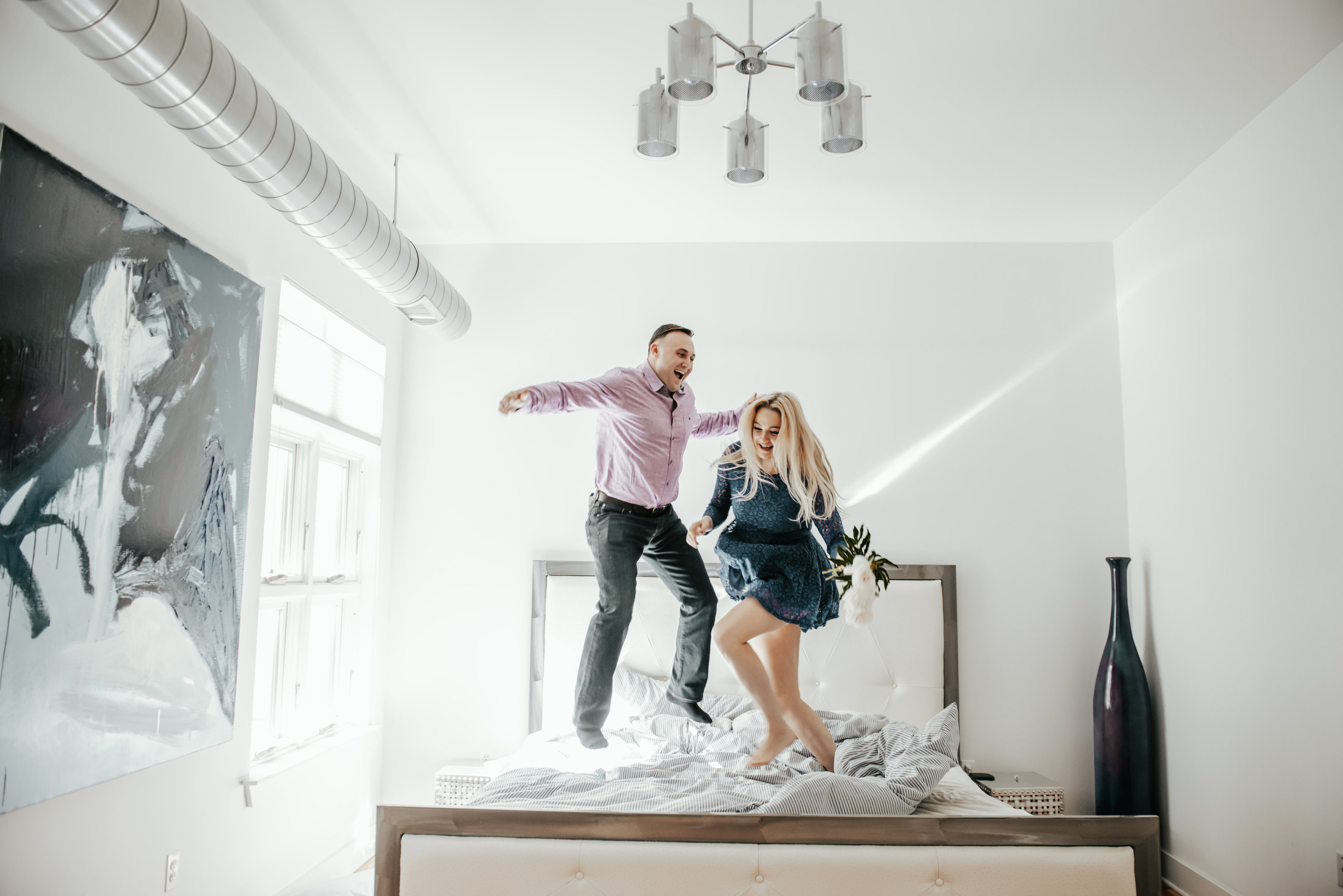 Jackie and Jay during their engagement session, photograph 8 of 15