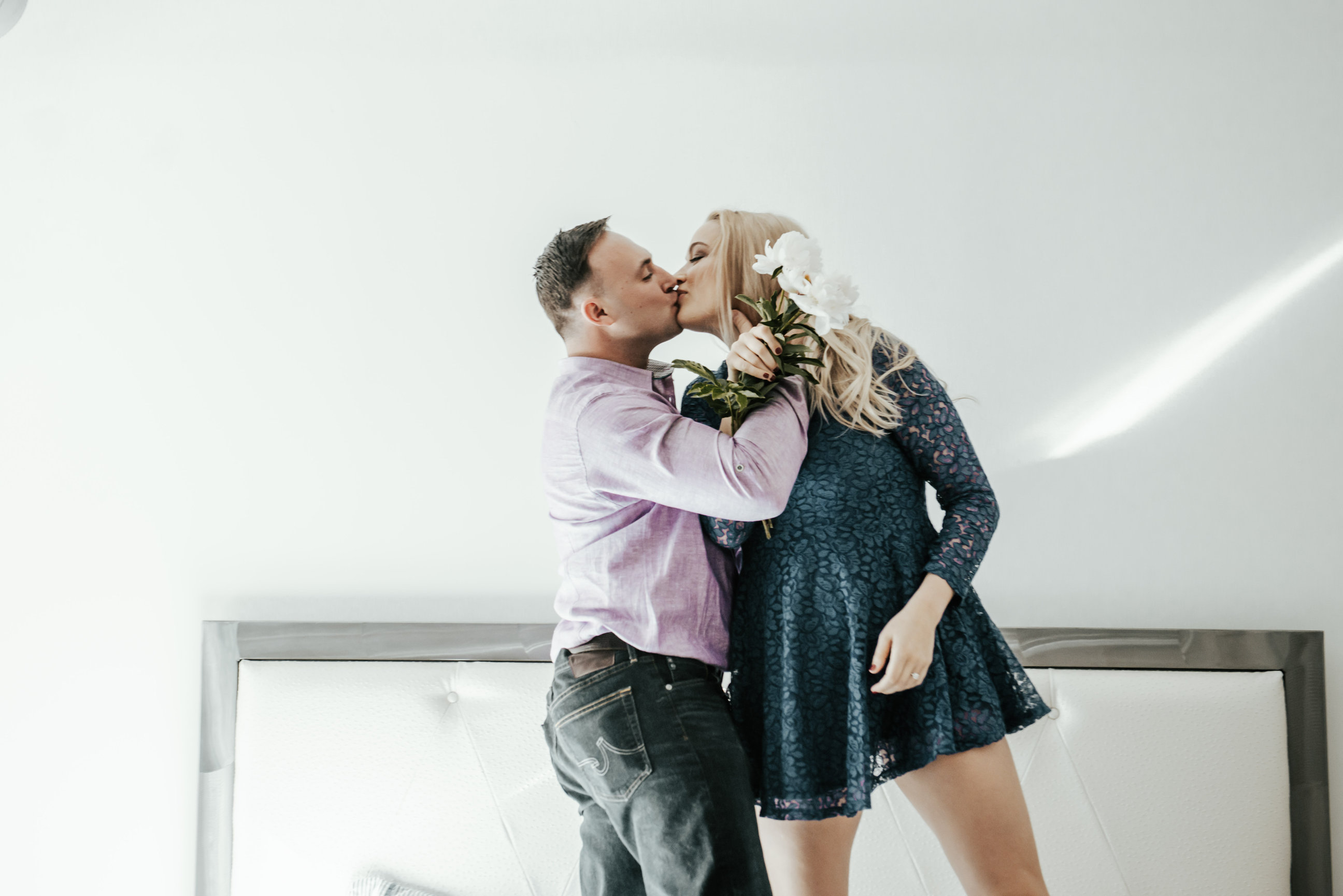 Jackie and Jay during their engagement session, photograph 10 of 15