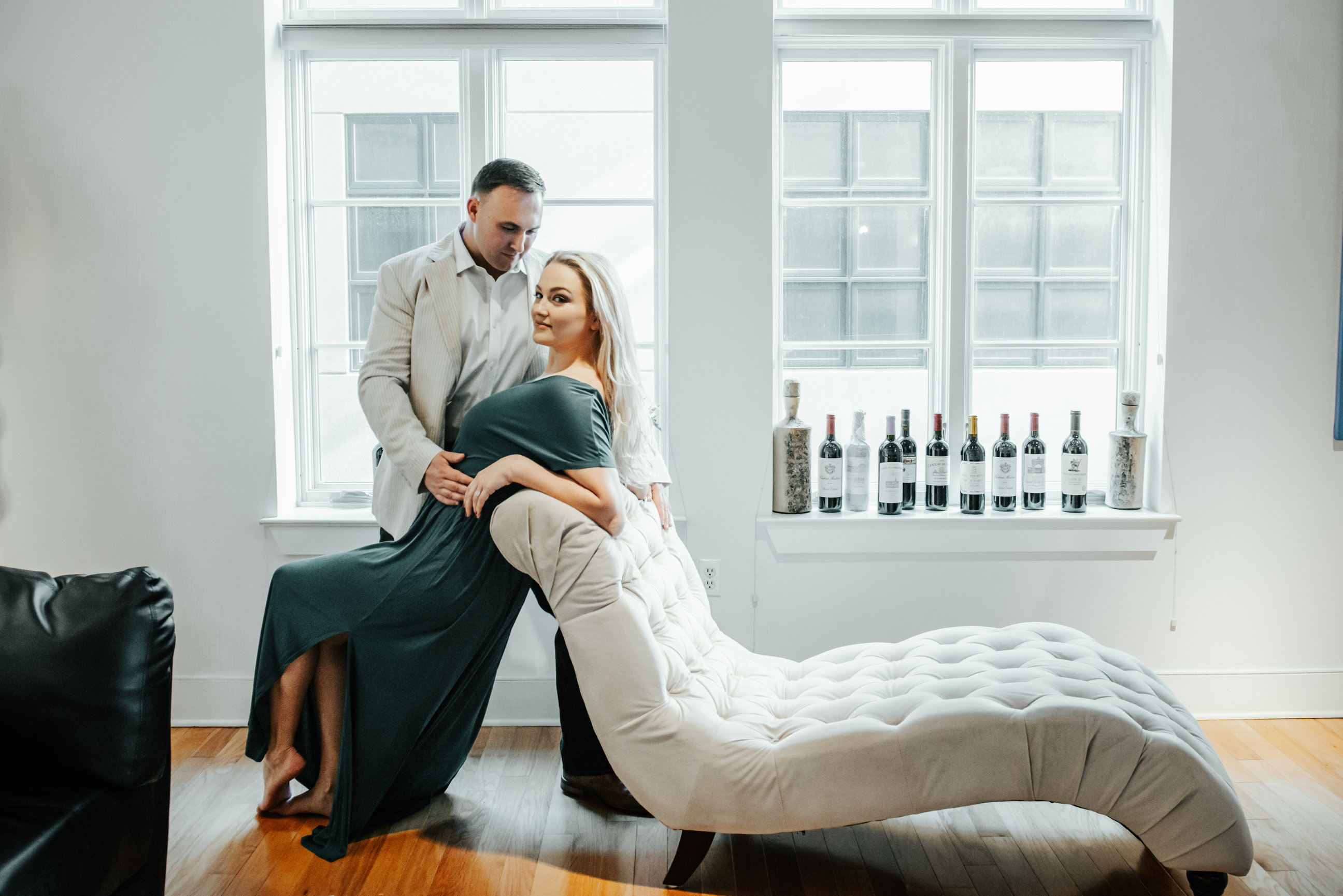 Jackie and Jay during their engagement session, photograph 11 of 15