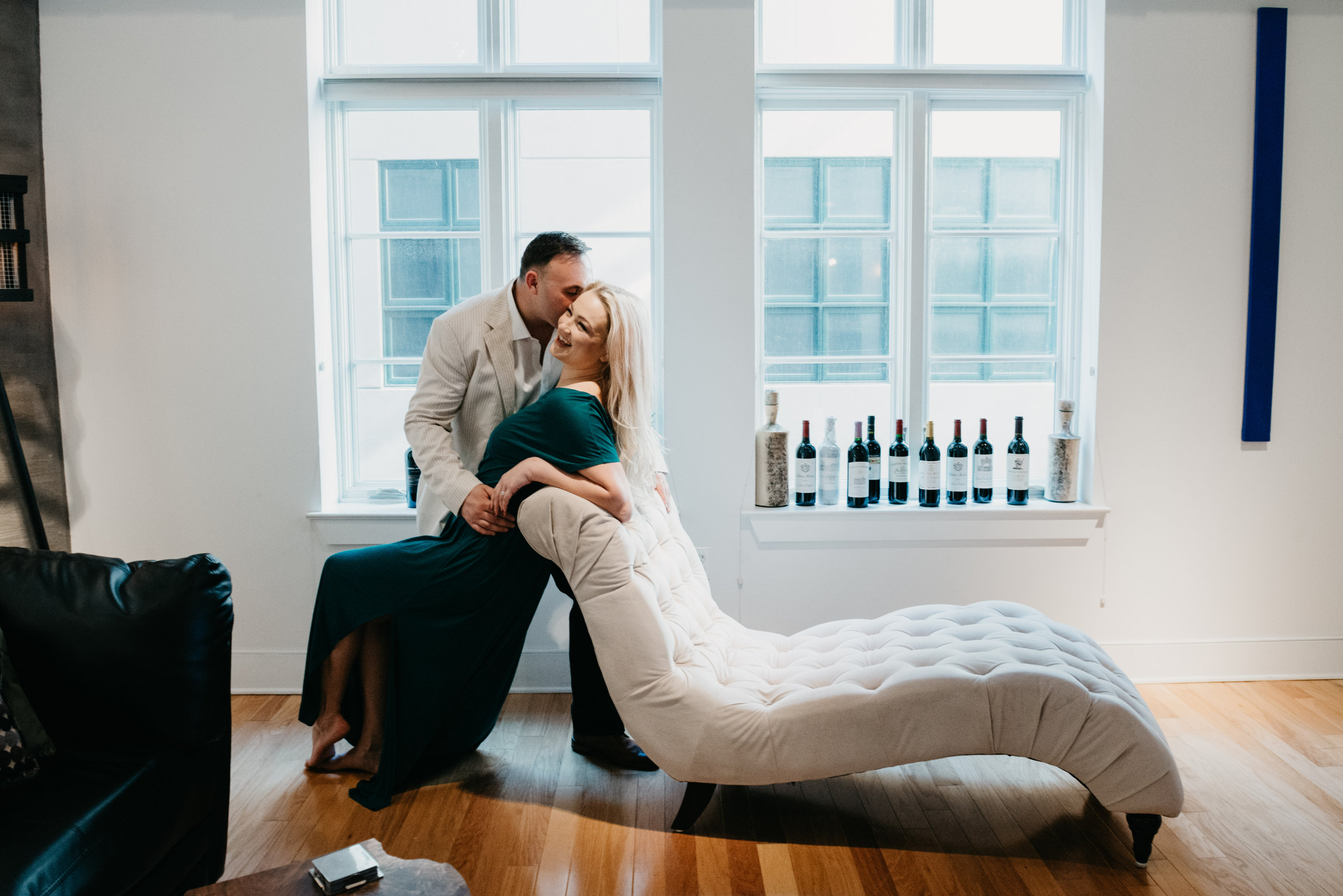 Jackie and Jay during their engagement session, photograph 12 of 15