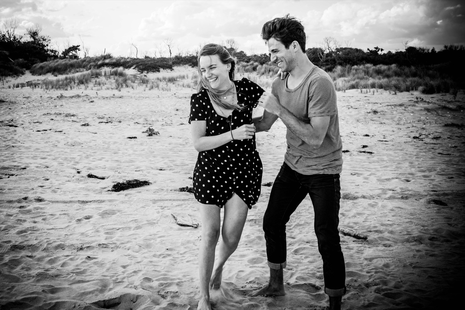 Laura and Bobby during their engagement session, photograph 1 of 15