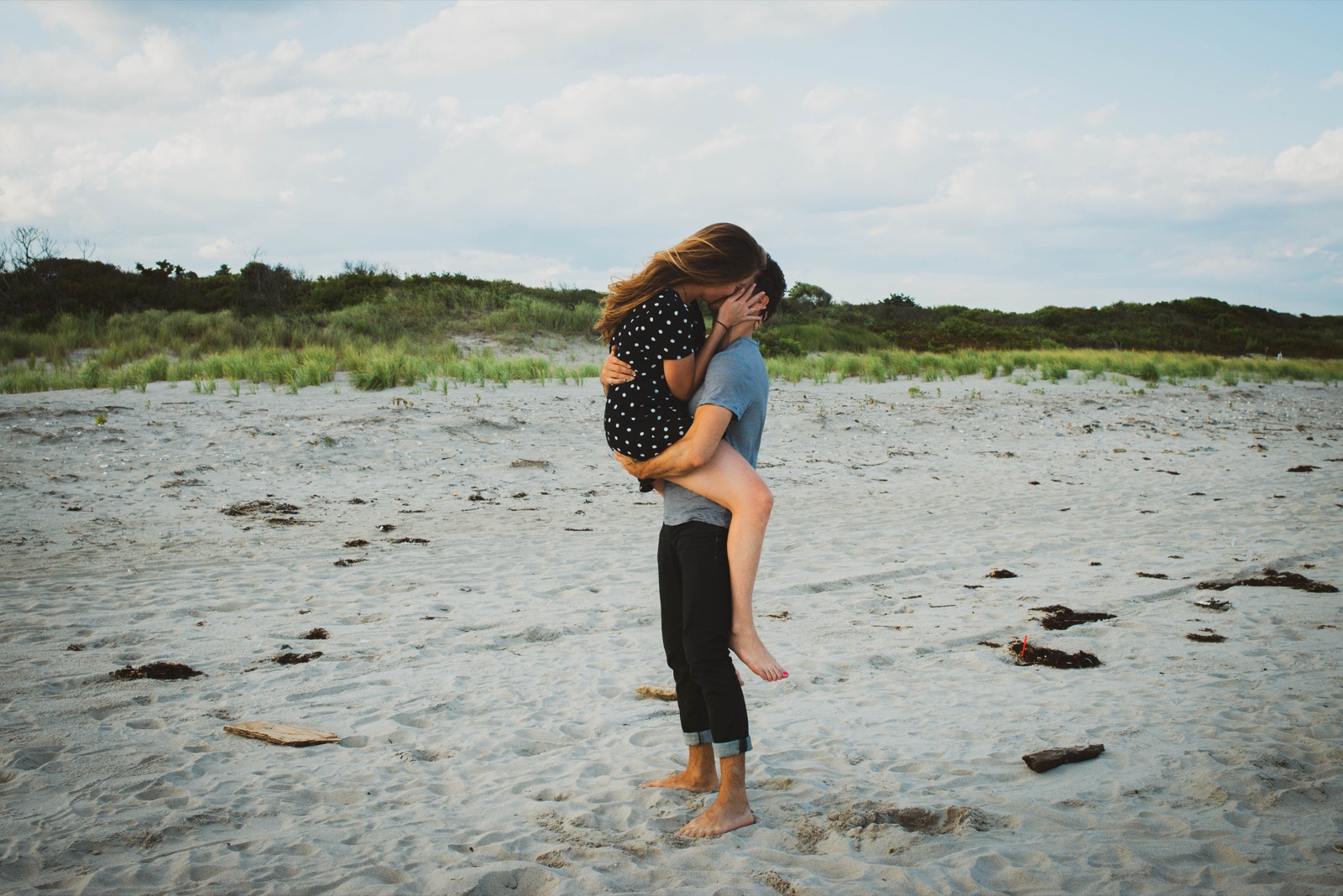 Laura and Bobby during their engagement session, photograph 2 of 15