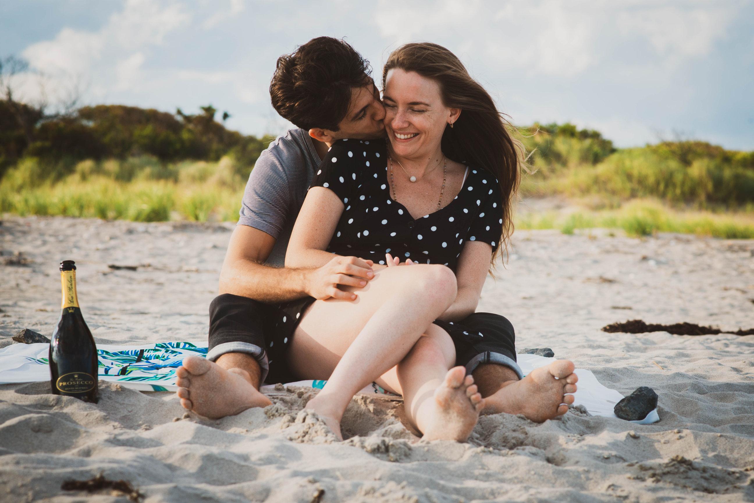 Laura and Bobby during their engagement session, photograph 6 of 15