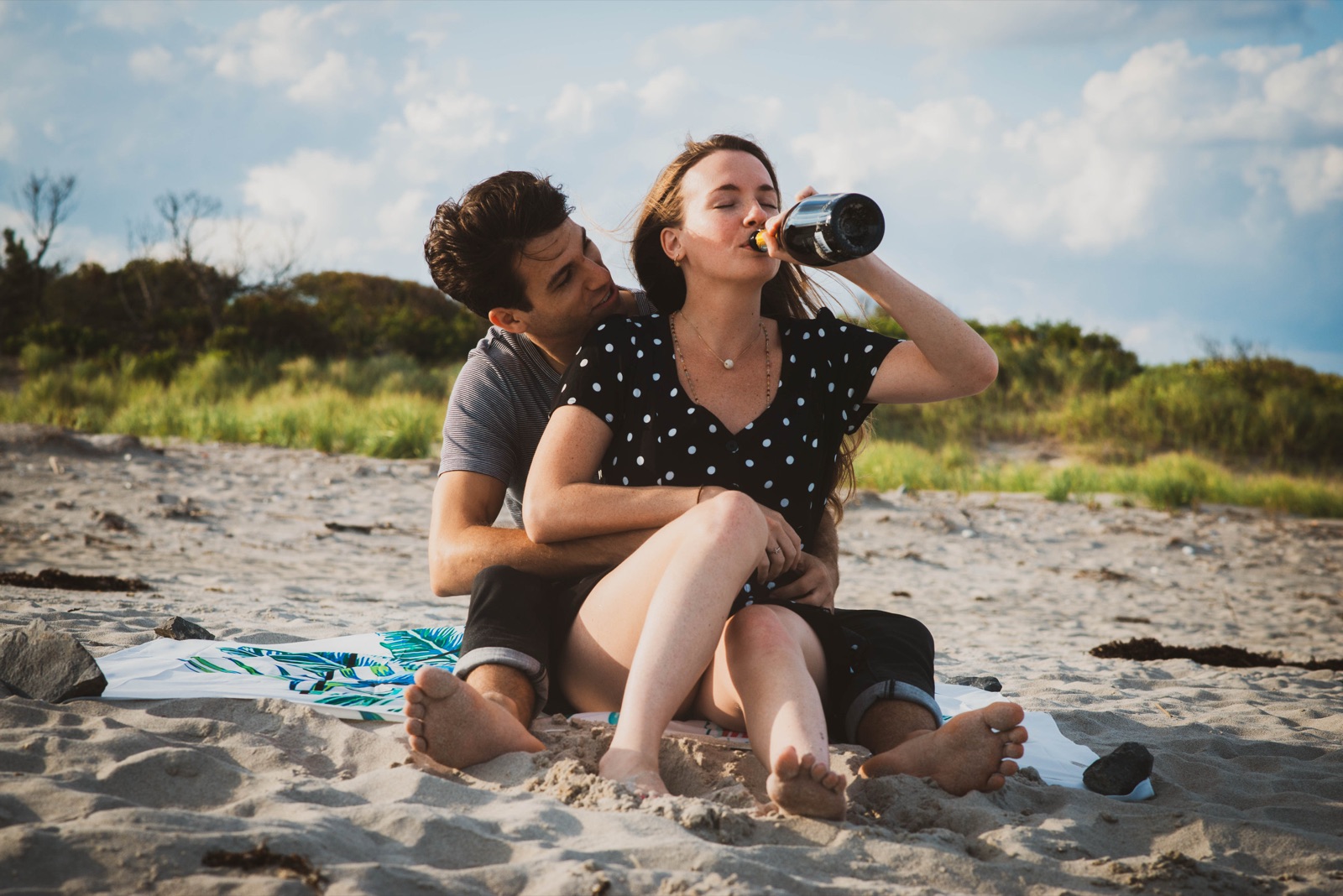 Laura and Bobby during their engagement session, photograph 7 of 15