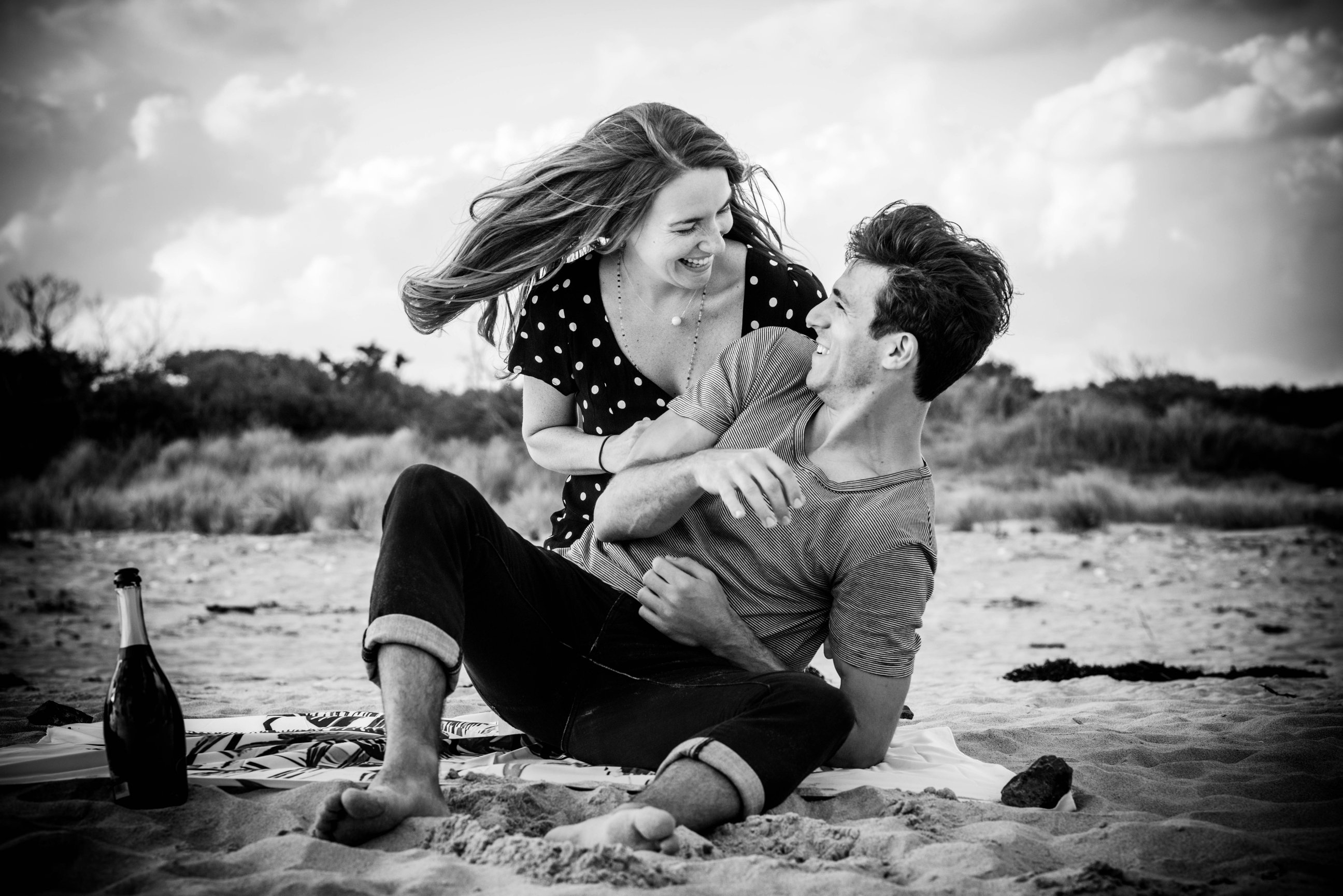 Laura and Bobby during their engagement session, photograph 8 of 15