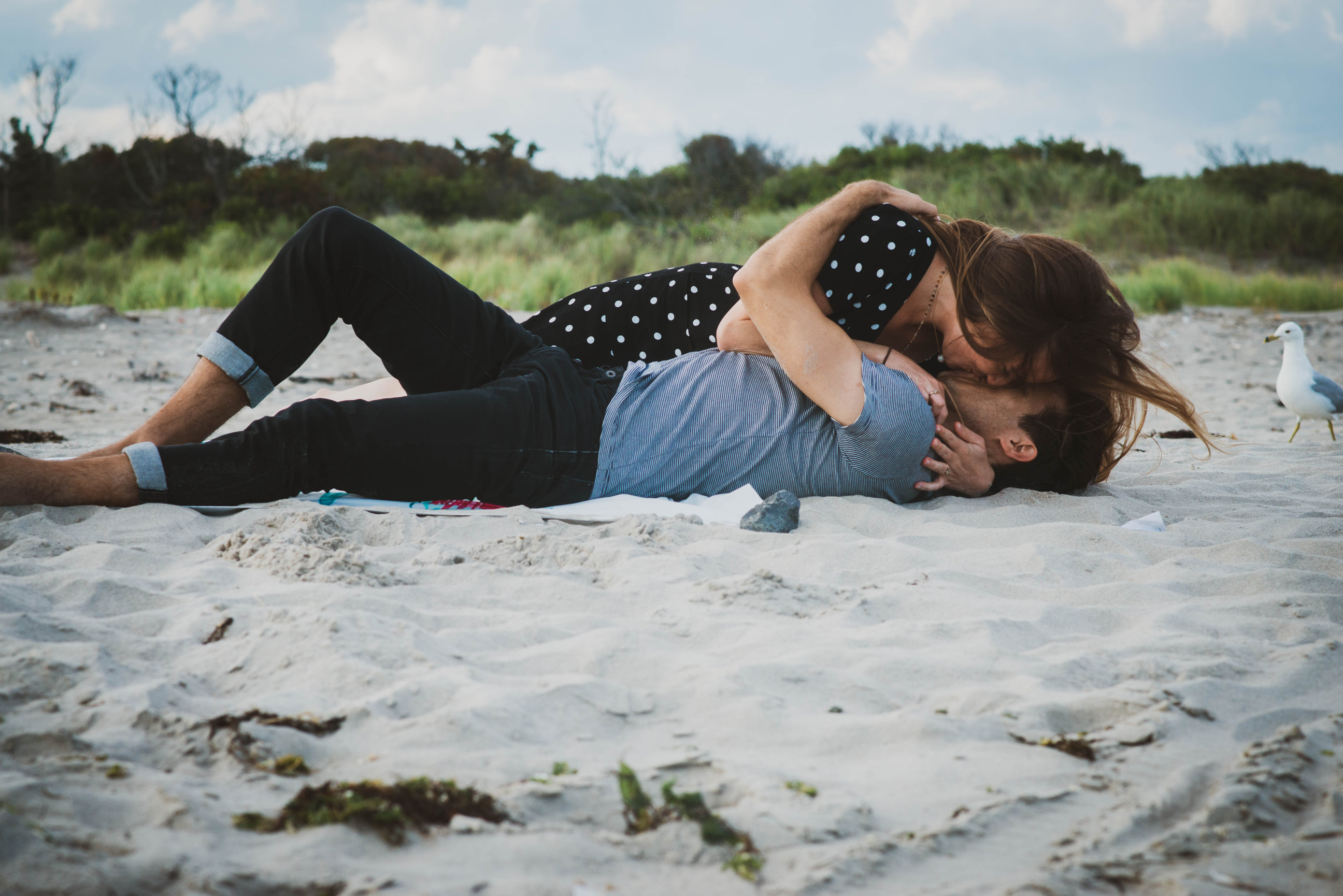 Laura and Bobby during their engagement session, photograph 9 of 15