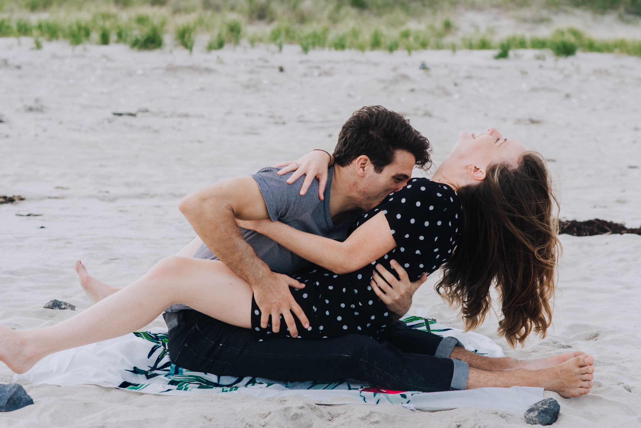 Laura and Bobby during their engagement session, photograph 11 of 15