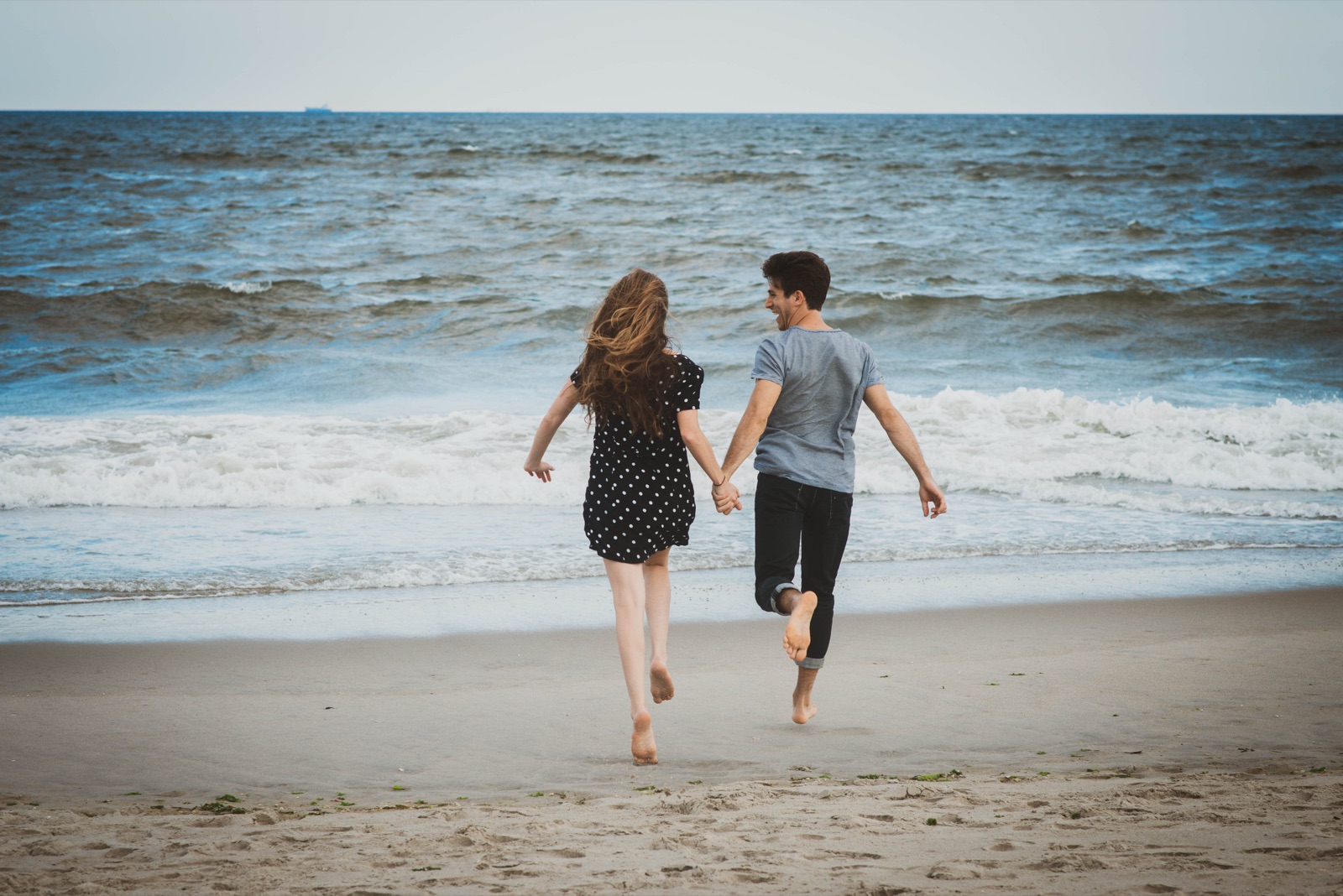 Laura and Bobby during their engagement session, photograph 12 of 15