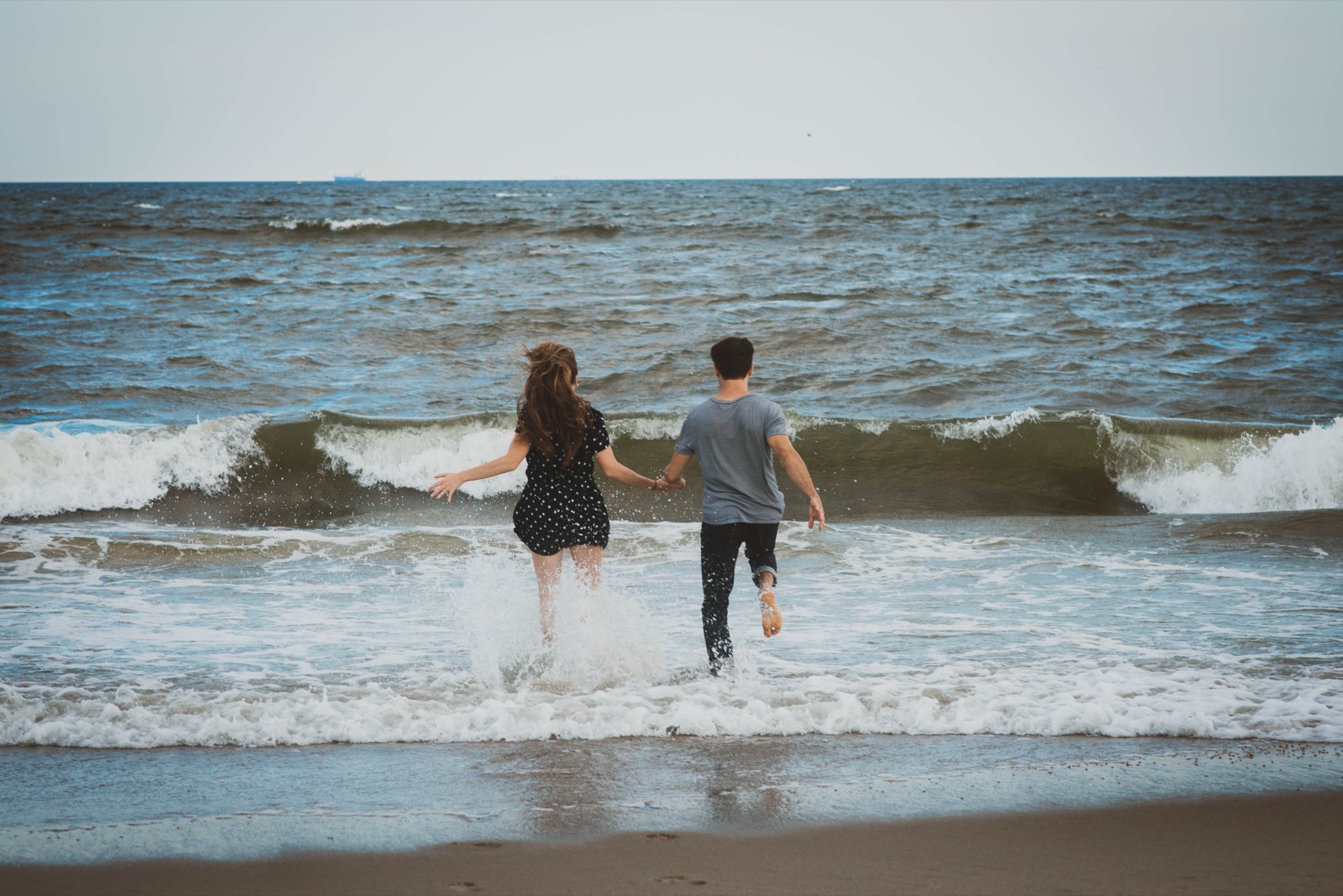 Laura and Bobby during their engagement session, photograph 13 of 15