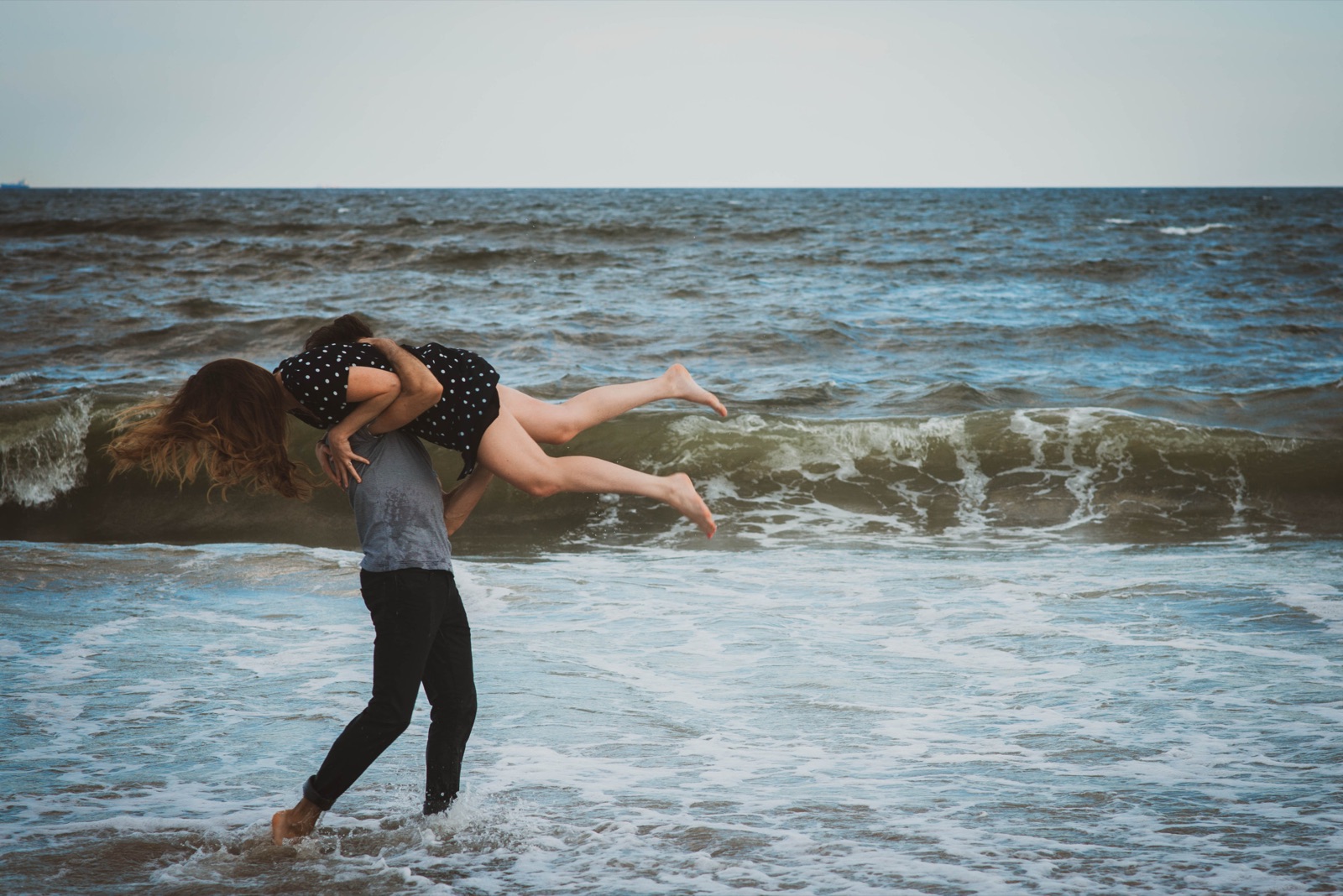 Laura and Bobby during their engagement session, photograph 15 of 15