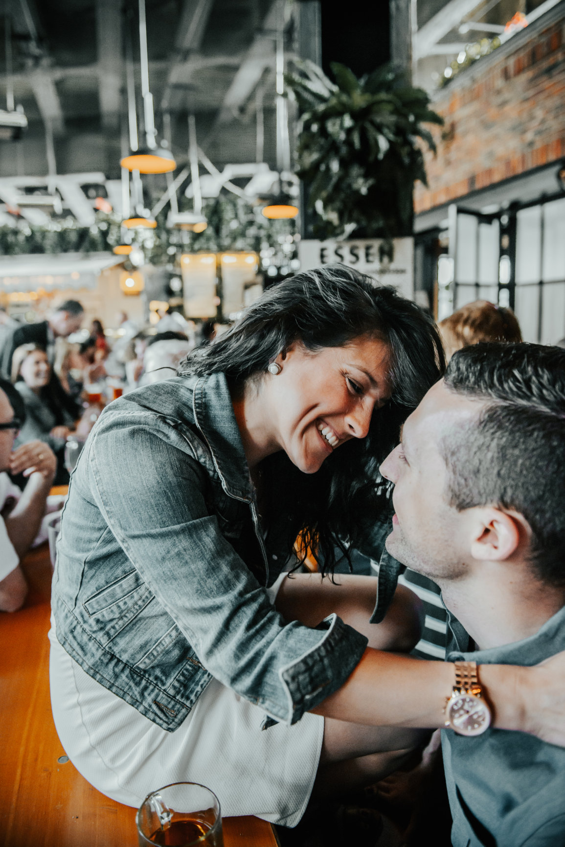 Lauren and Justin during their engagement session, photograph 1 of 15