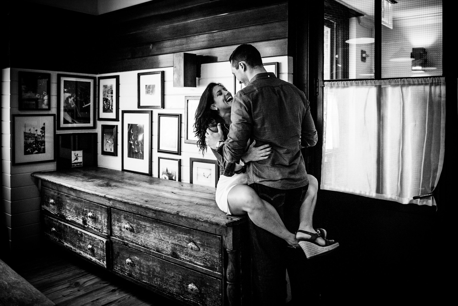 Lauren and Justin during their engagement session, photograph 4 of 15