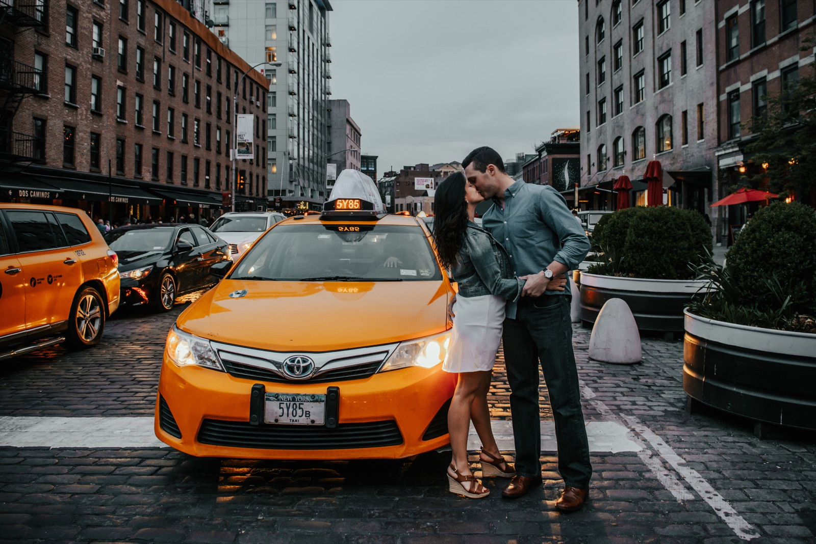 Lauren and Justin during their engagement session